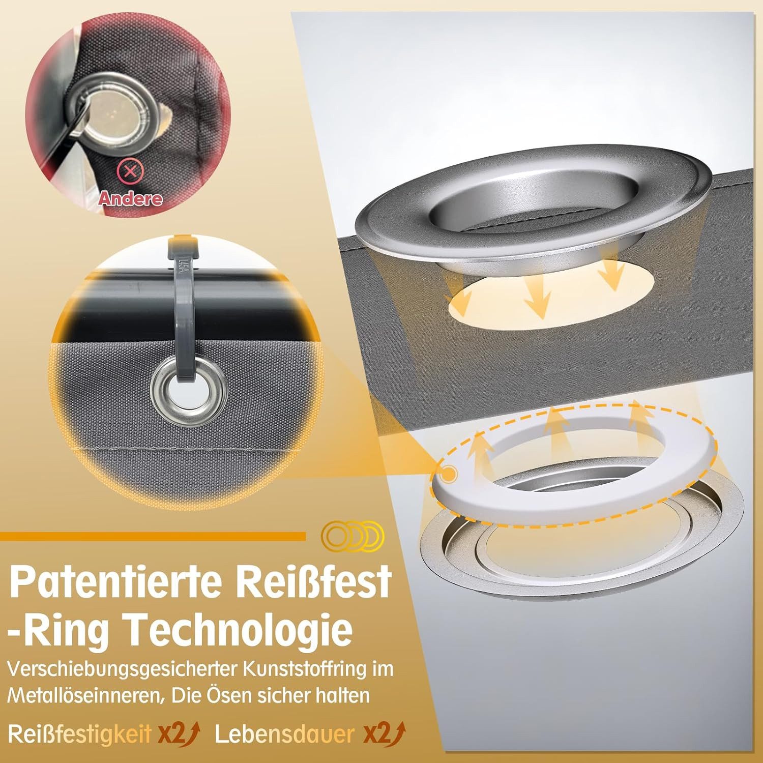 SUNULA Balkonsichtschutz Balkonsichtschutz PES 170 g/m² Blickdicht UV- & We günstig online kaufen