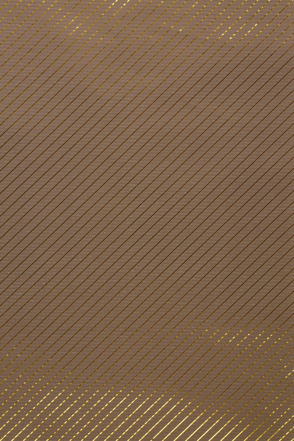 Star Geschenkpapier, Geschenkpapier Streifen Muster 2m x Rolle 70cm gold taupe 
