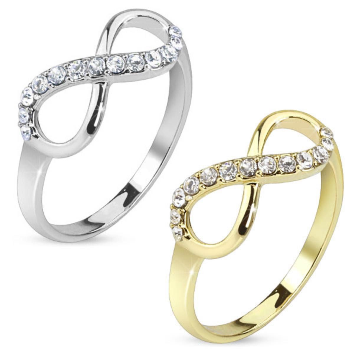 Order & Smile Schmuck Fingerring Damen-Ring Infinity: Ring Unendlichkeit günstig online kaufen