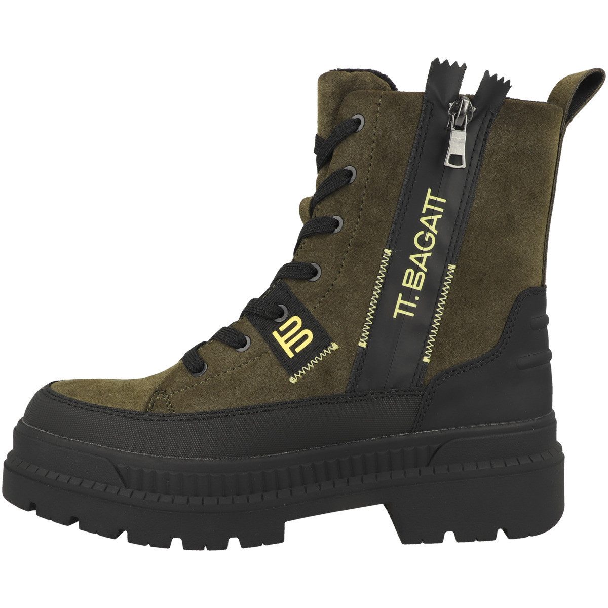 BAGATT AOA31 Damen Schnürboots Stiefeletten, Stiefel, günstig online kaufen