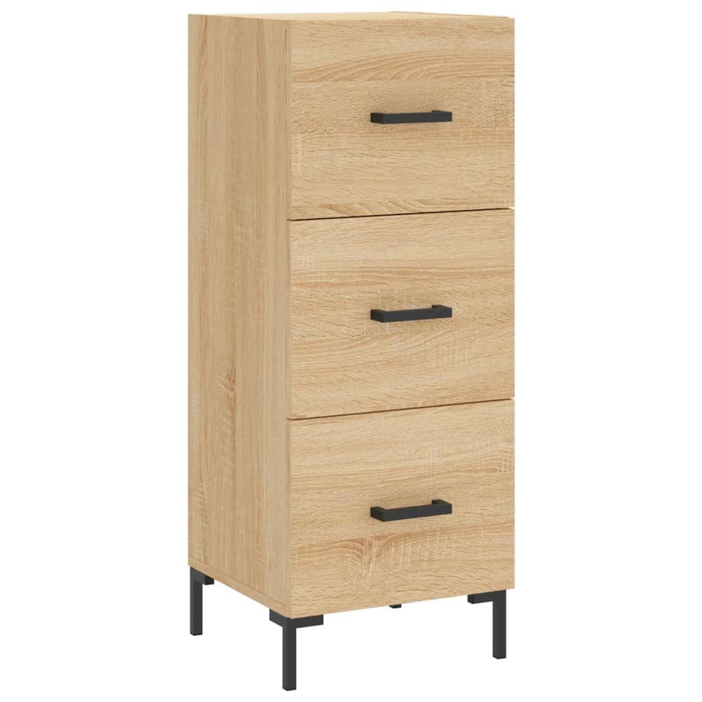 Sideboard Sideboard Sonoma-Eiche 34,5x34x90 cm Holzwerkstoff