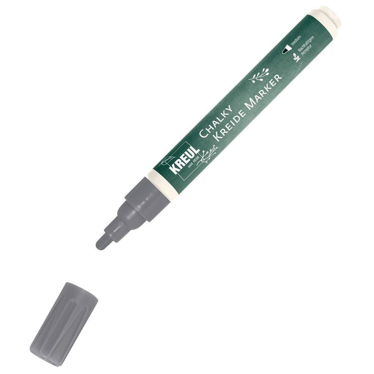C. KREUL Kreidemarker KREUL Kreidemarker Chalky medium 2-3mm volcanic grey