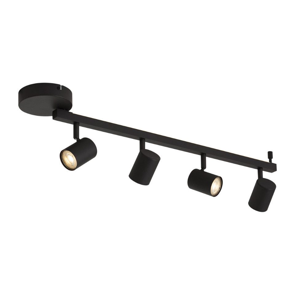 Qazqa LED Aufbaustrahler Back up, LED fest integriert, Extra-Warmweiß