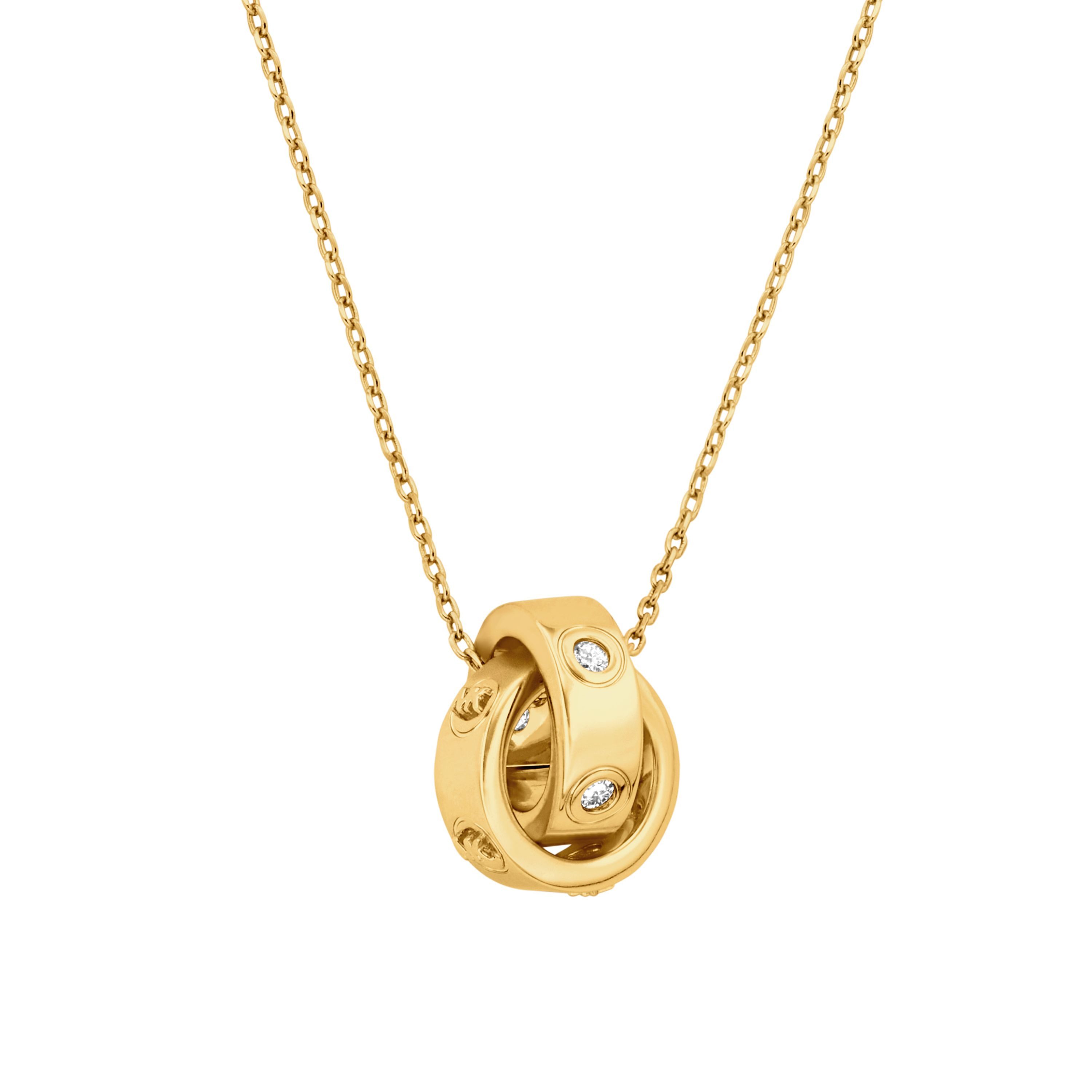 MICHAEL KORS Kette mit Anhänger Premium, mit Zirkonia (synth)