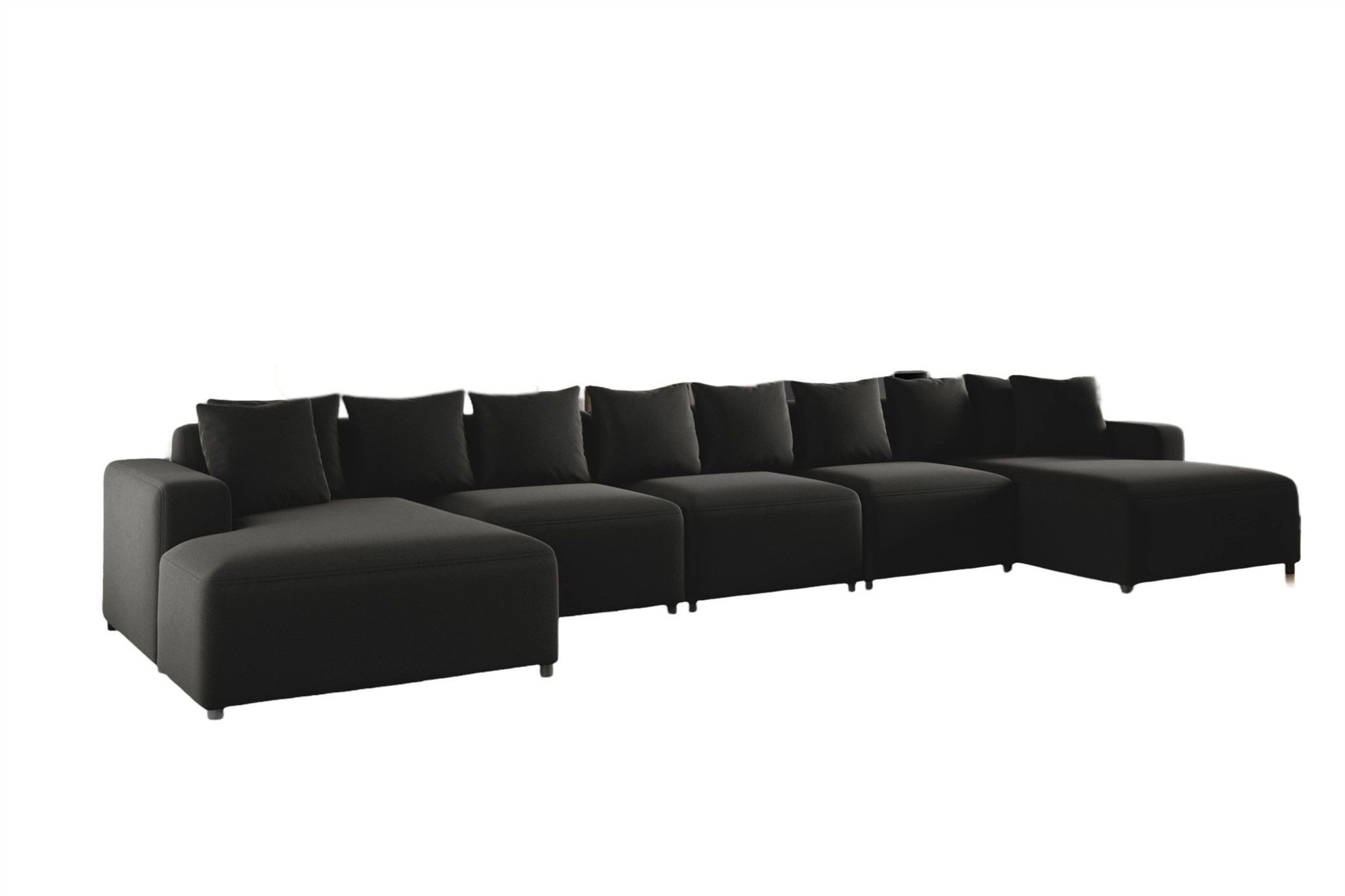 Fun Möbel Wohnlandschaft Sofa U-Form MEGAN günstig online kaufen