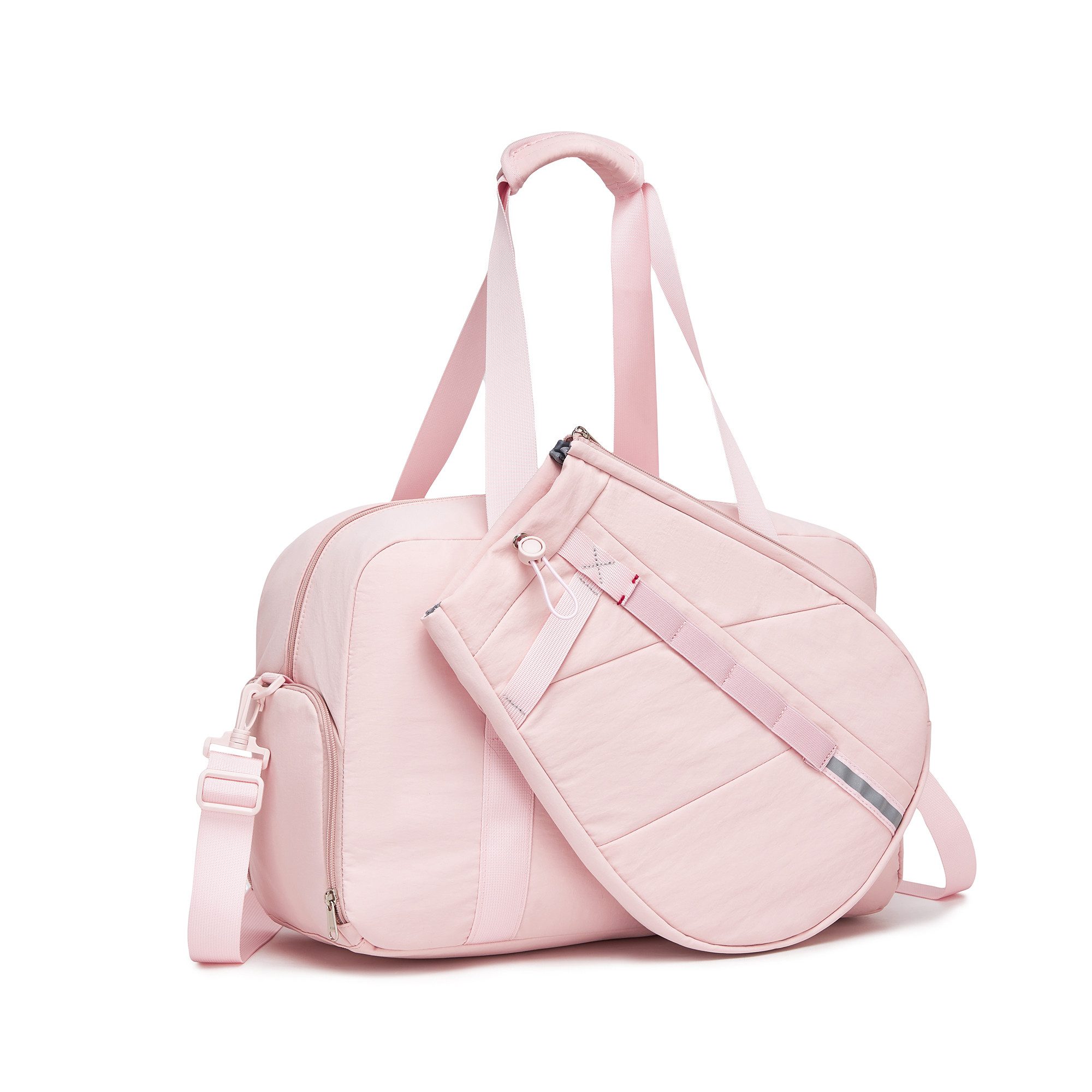 KONO Sporttasche 25L mit abnehmbarer Schlägerhülle, Wasserabweisende Taslan-Nylon