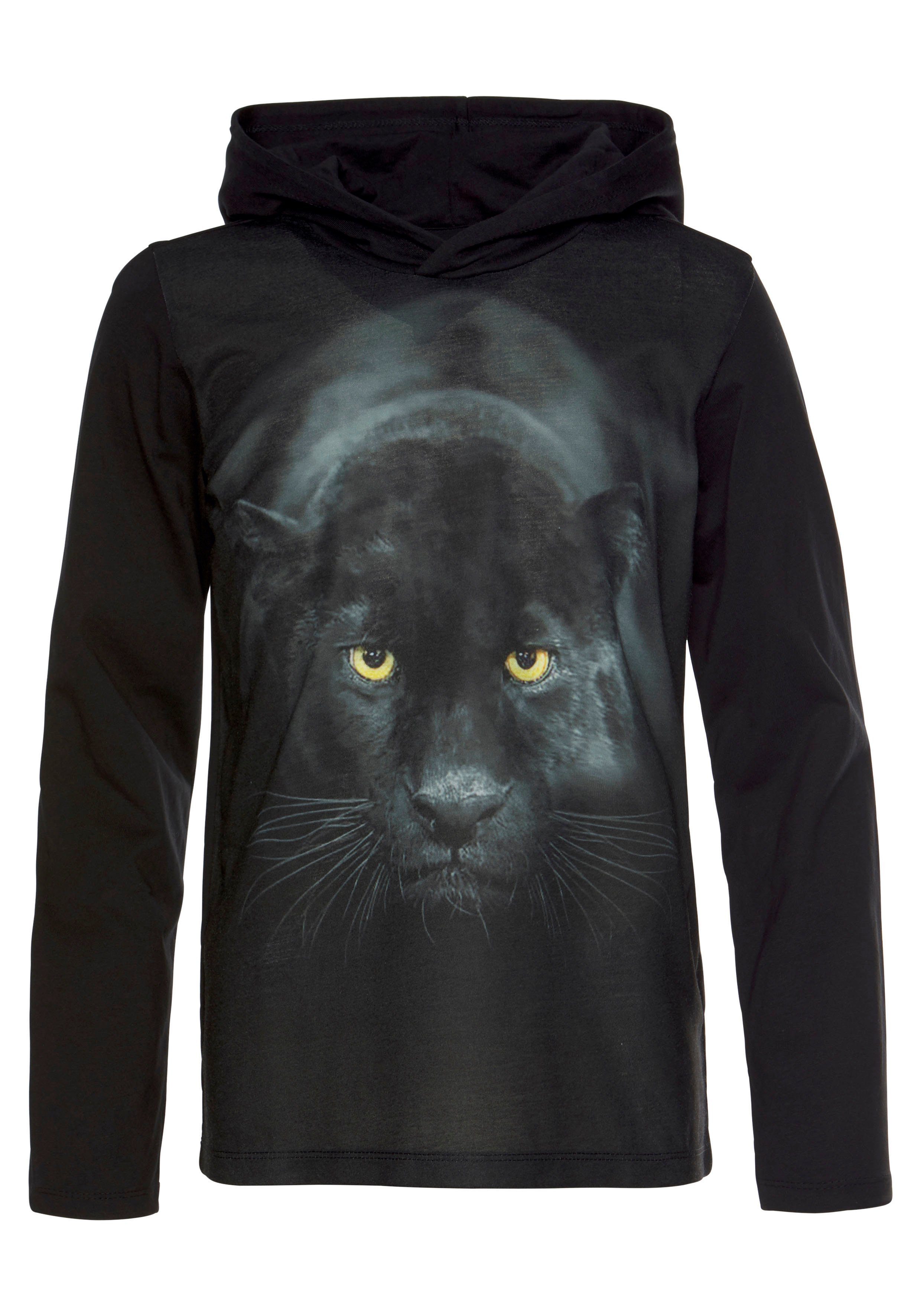 KIDSWORLD PANTHER Kapuzenshirt Fotodruck