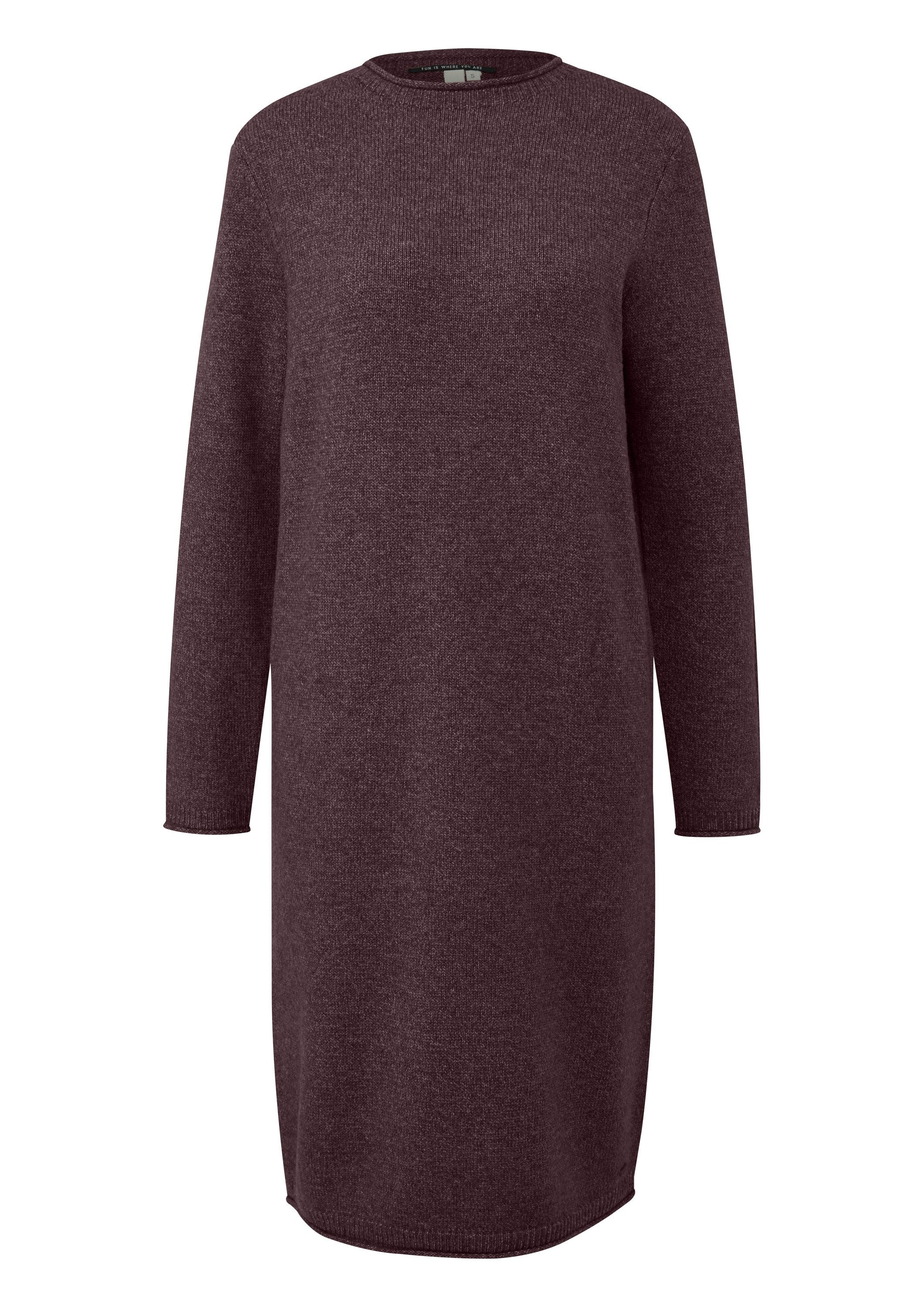 QS Midikleid Kleid Meliertes Strickkleid günstig online kaufen