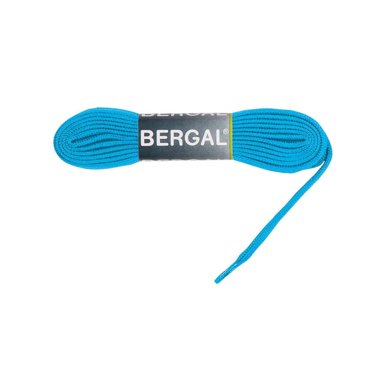 Bergal Schnürsenkel Sneaker Laces - Flach - 10 mm Breit Türkis
