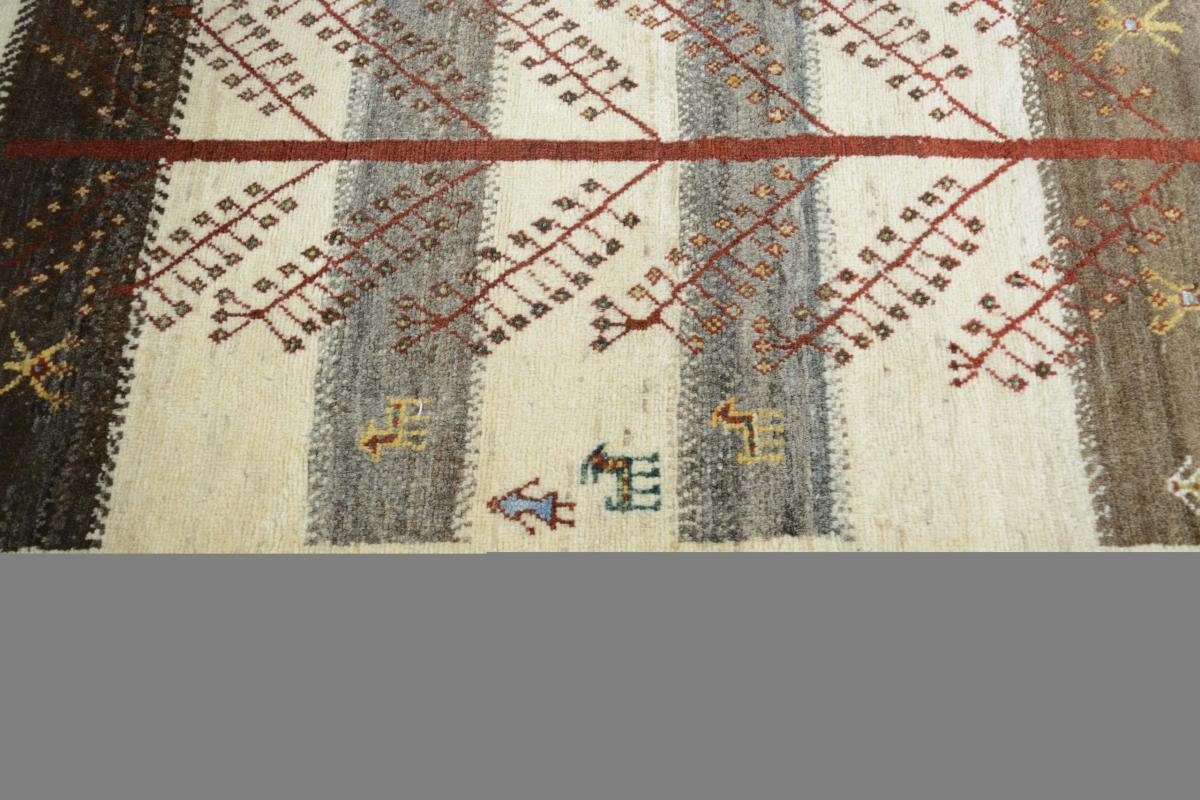 Orientteppich Perser Gabbeh Nain Handgeknüpfter Moderner 15 rechteckig, mm Orientteppich, Ghashghai Höhe: Trading, 86x124