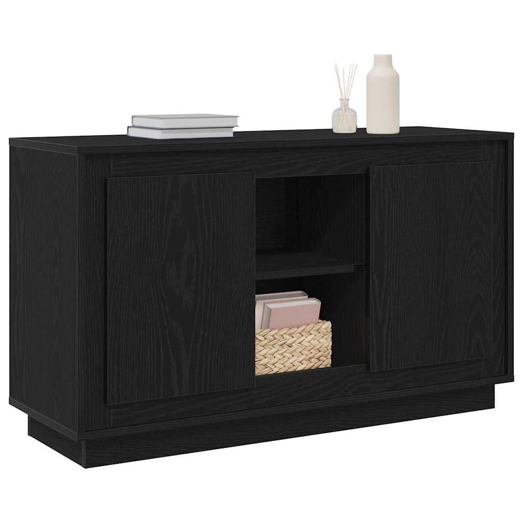 vidaXL Sideboard Sideboard Schwarz Eichen-Optik 102 x 35 x 60 cm Holzwerkst günstig online kaufen