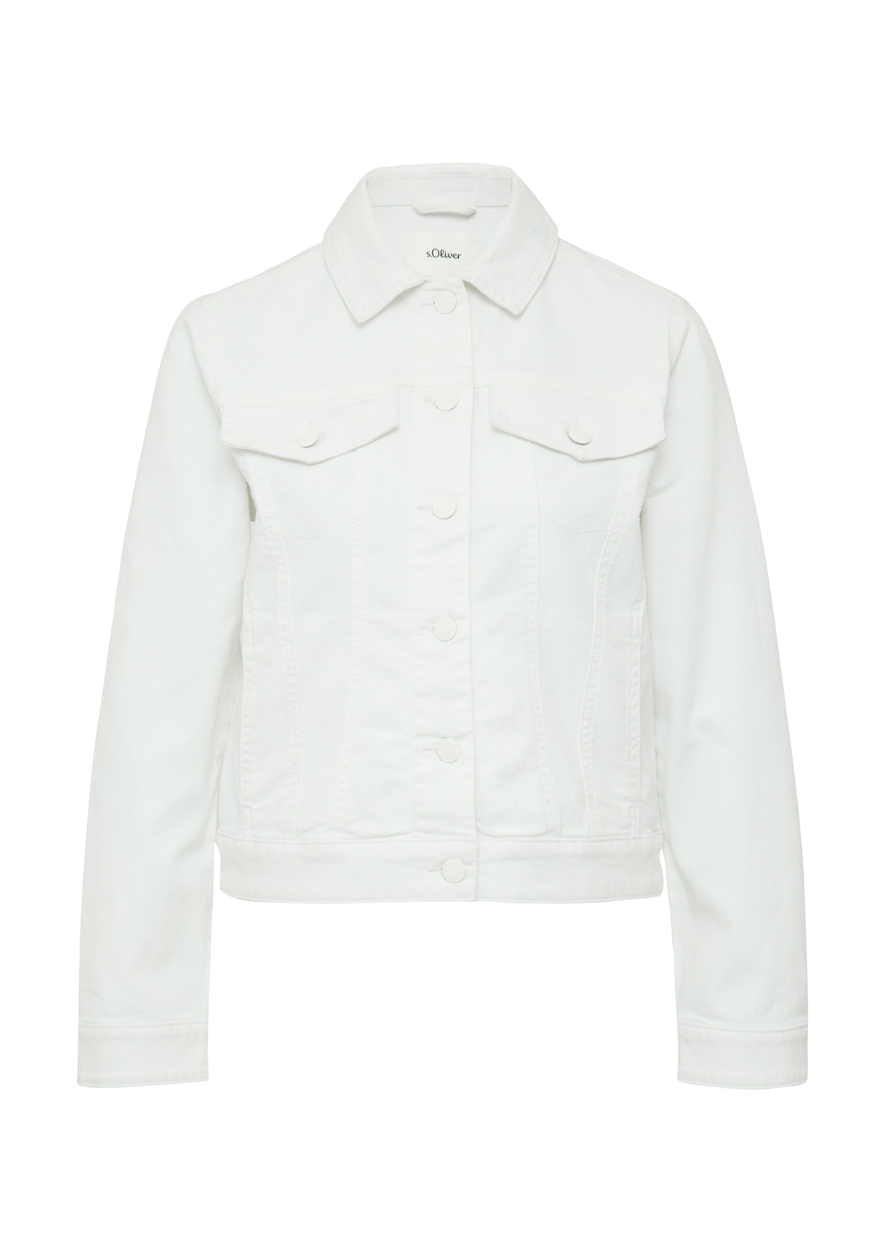 s.Oliver Jeansjacke mit Taschen günstig online kaufen