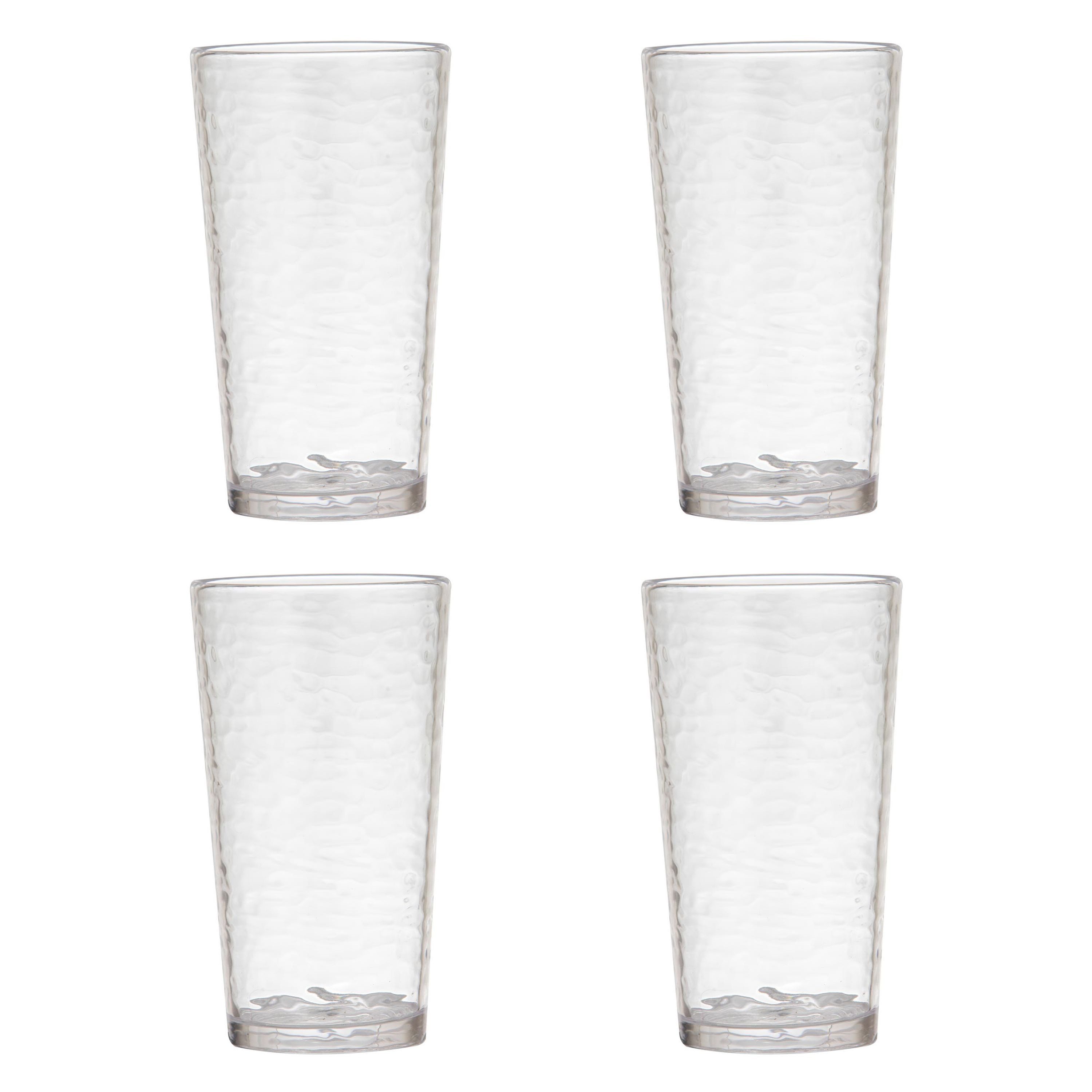 Ladelle Longdrinkglas, Acryl, Wirkt wie Glas, Outdoor, Strapazierfähig, Modern, Acryl, 590ml