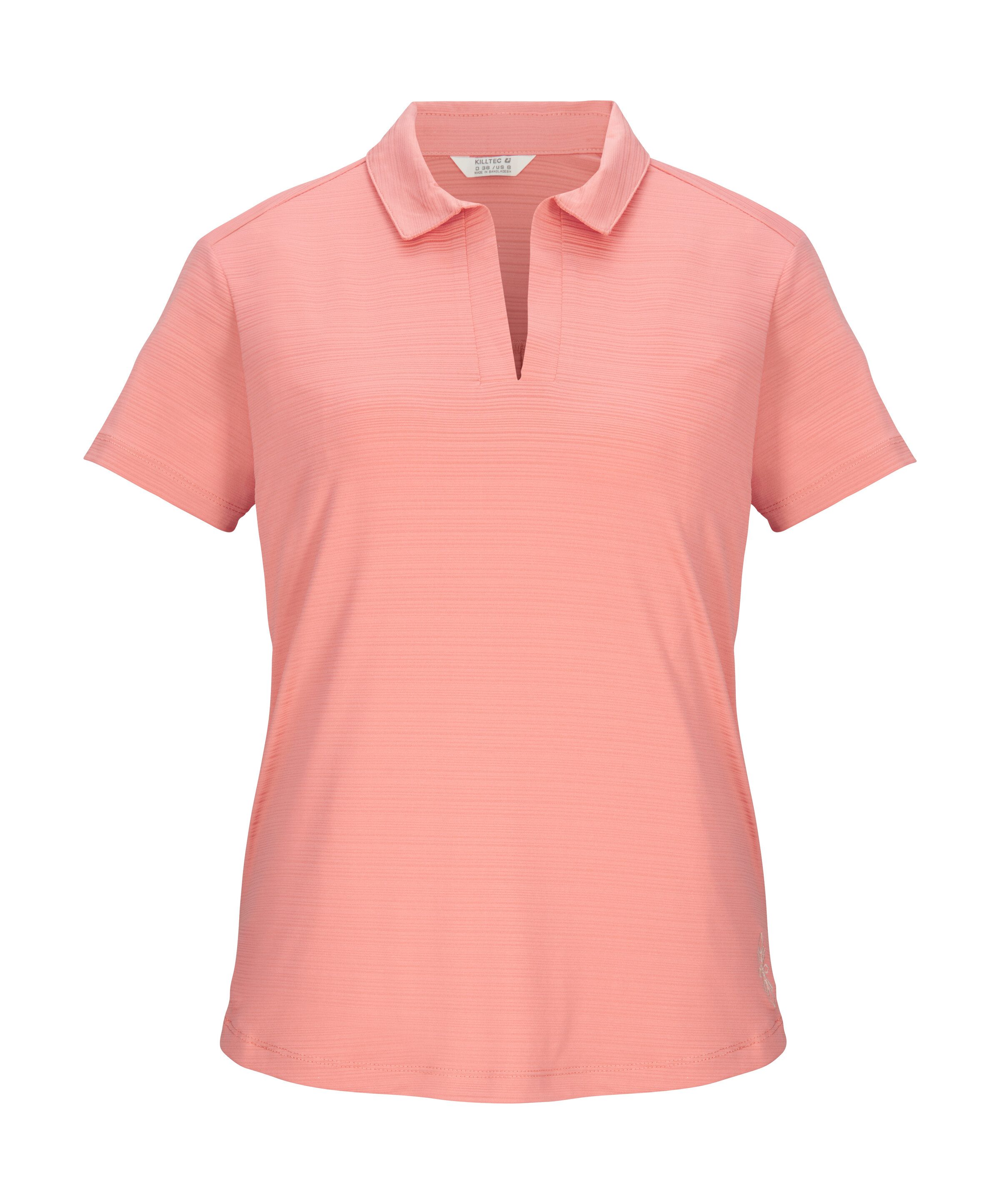 Killtec T-Shirt KOS 21 WMN TSHRT Leichtes, schnelltrocknendes Shirt mit Streifen und femininer Passform