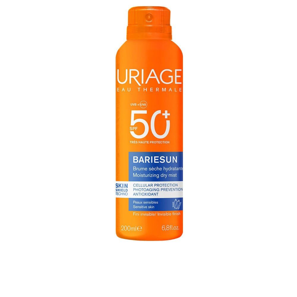 Uriage Sonnenschutzspray Sonnenschutzspray SPF 50+ Feuchtigkeitsspendender Trockennebel