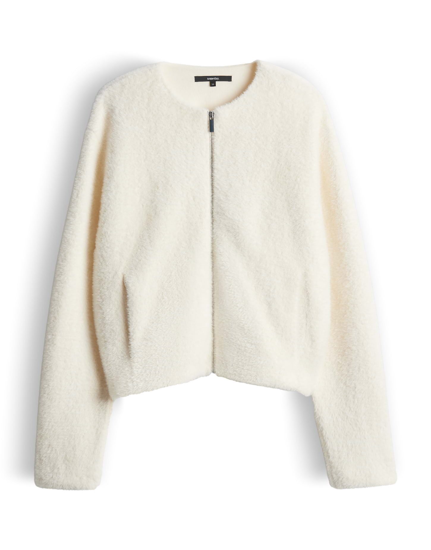 someday Sweater UMAYAN Regular mit flauschiger Oberfläche