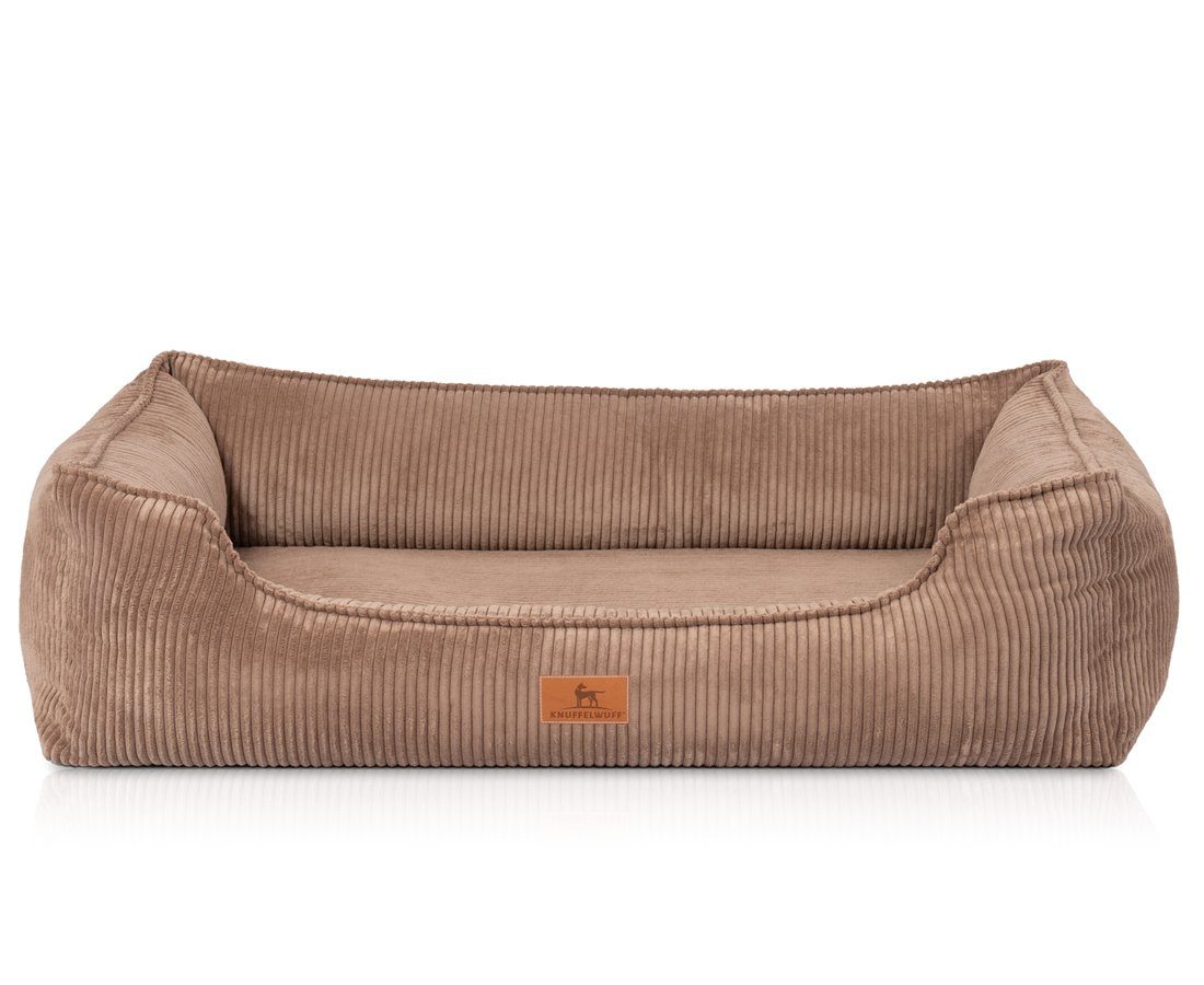Knuffelwuff Hundebett Nunavut Orthopädisch Cord XXL 120 x 85cm Braun günstig online kaufen