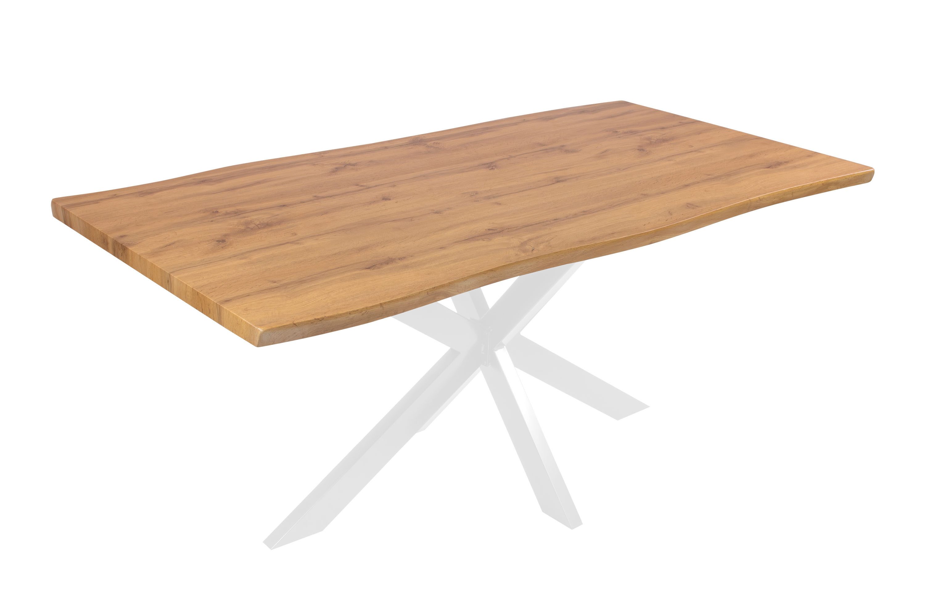 Loreno® Esstisch Josy, verschiedene Holz-Optik, Baumkante, günstig online kaufen