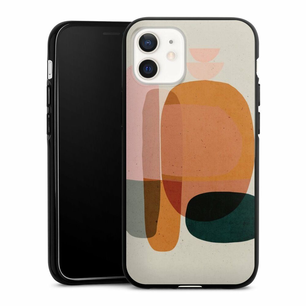 DeinDesign Handyhülle Farbe bunt Abstrakt Abstract Blush, Apple iPhone 12  Silikon Hülle Bumper Case Handy Schutzhülle
