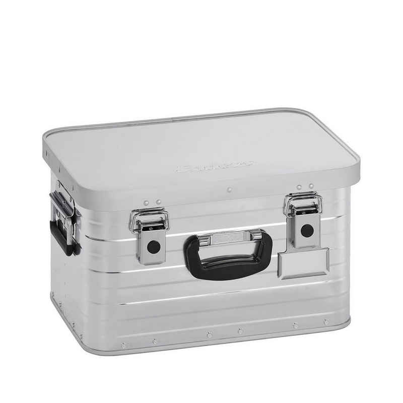 Enders® Aufbewahrungsbox Alubox 29 L, hochwertig verarbeitet mit Moosgummidichtung, Alukiste Transportbox Lagerbox Alukoffer Metallkiste Alubox