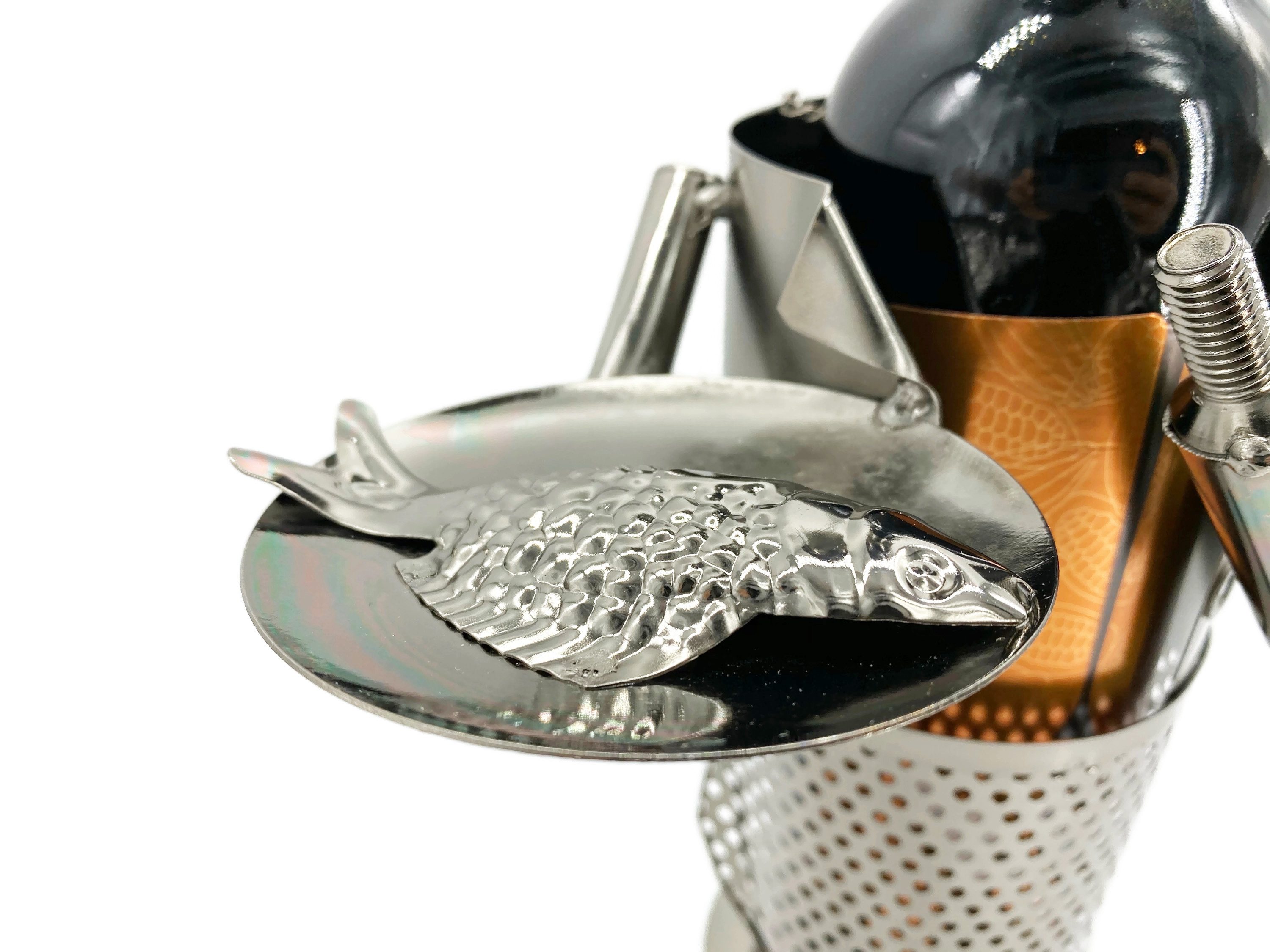 eXODA Weinflaschenhalter Koch aus Metall, (1x günstig online kaufen