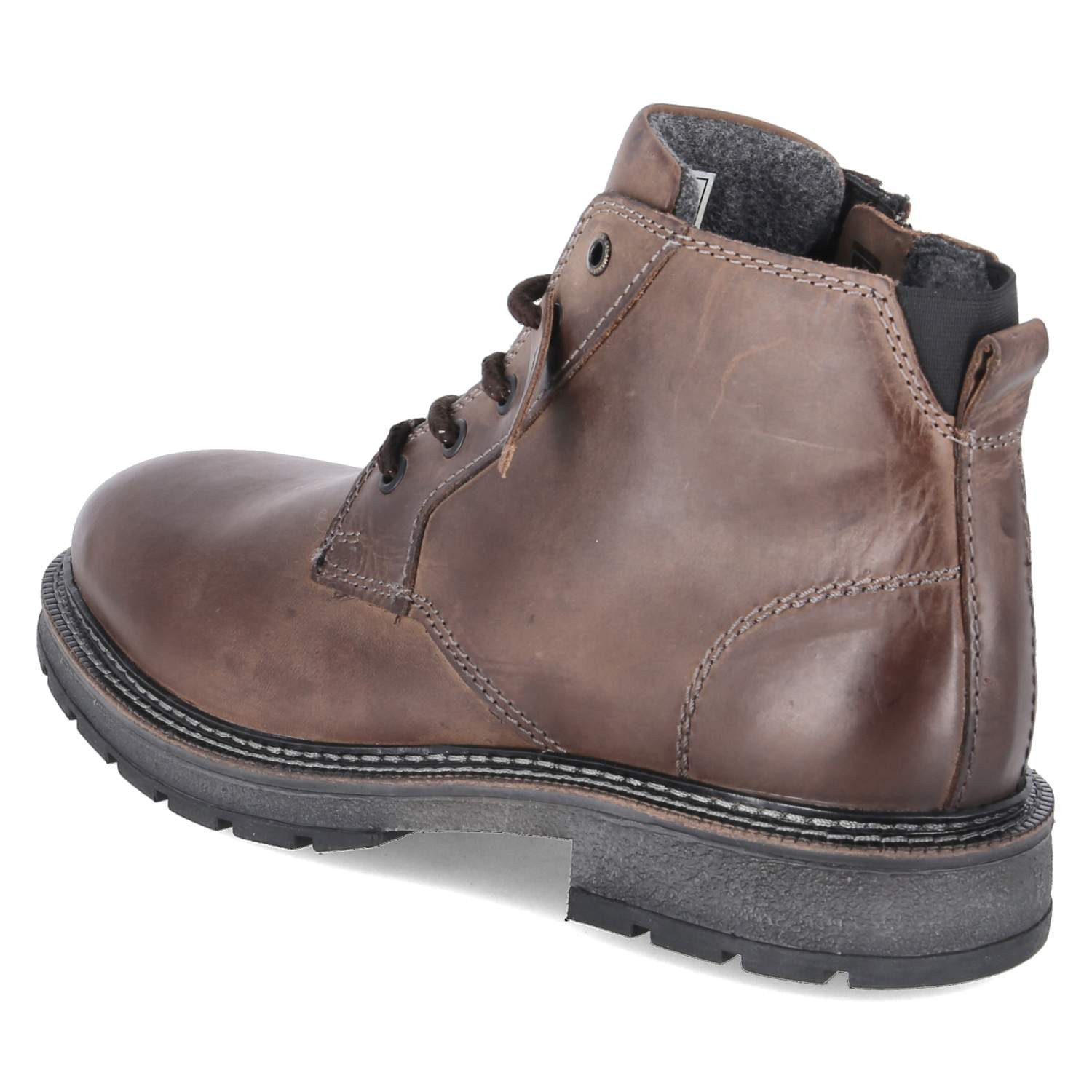 Salamander Salamander E31AV1301500-1100 Herren Glattleder grau Schnürstiefel