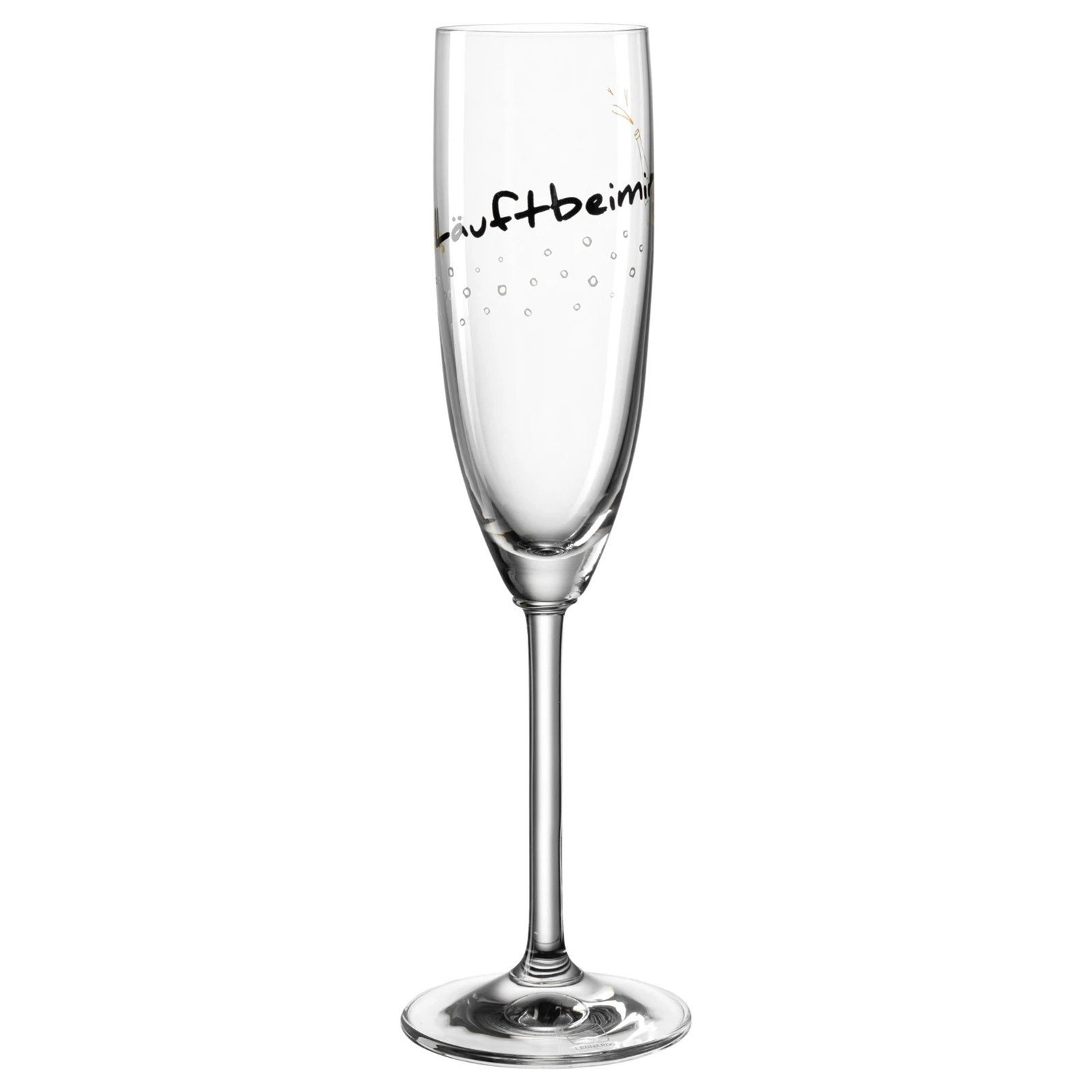 LEONARDO Sektglas Sektglas 200 ml 'Läuftbeimir' PRESENTE, 1-tlg., Glas, Champagnerglas