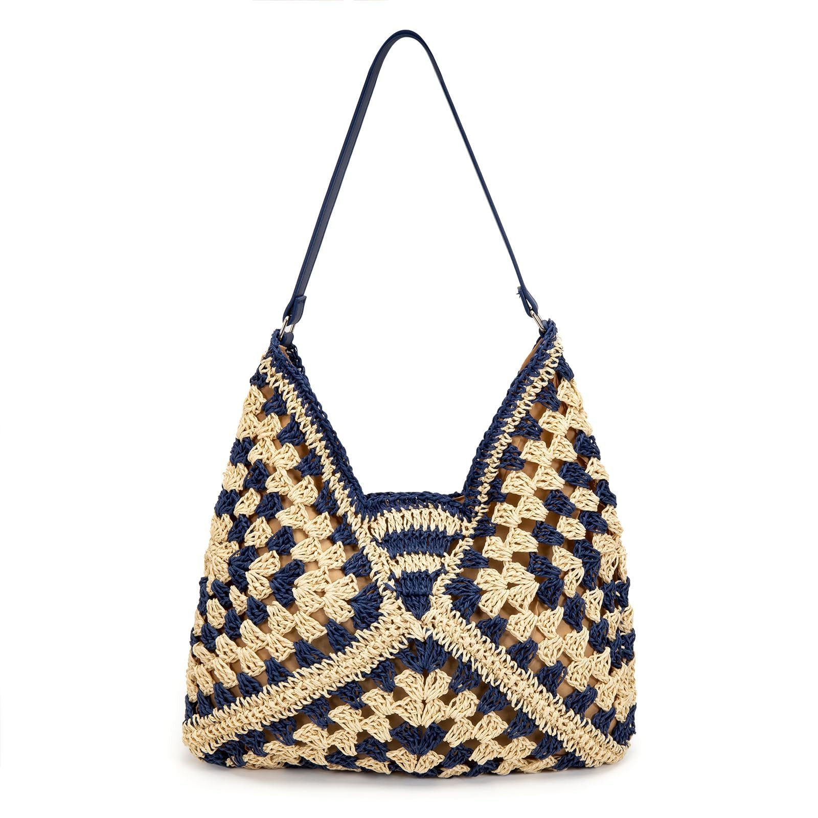 ZEUOPQ Strandtasche Stroh Handtasche Damen Basttasche günstig online kaufen
