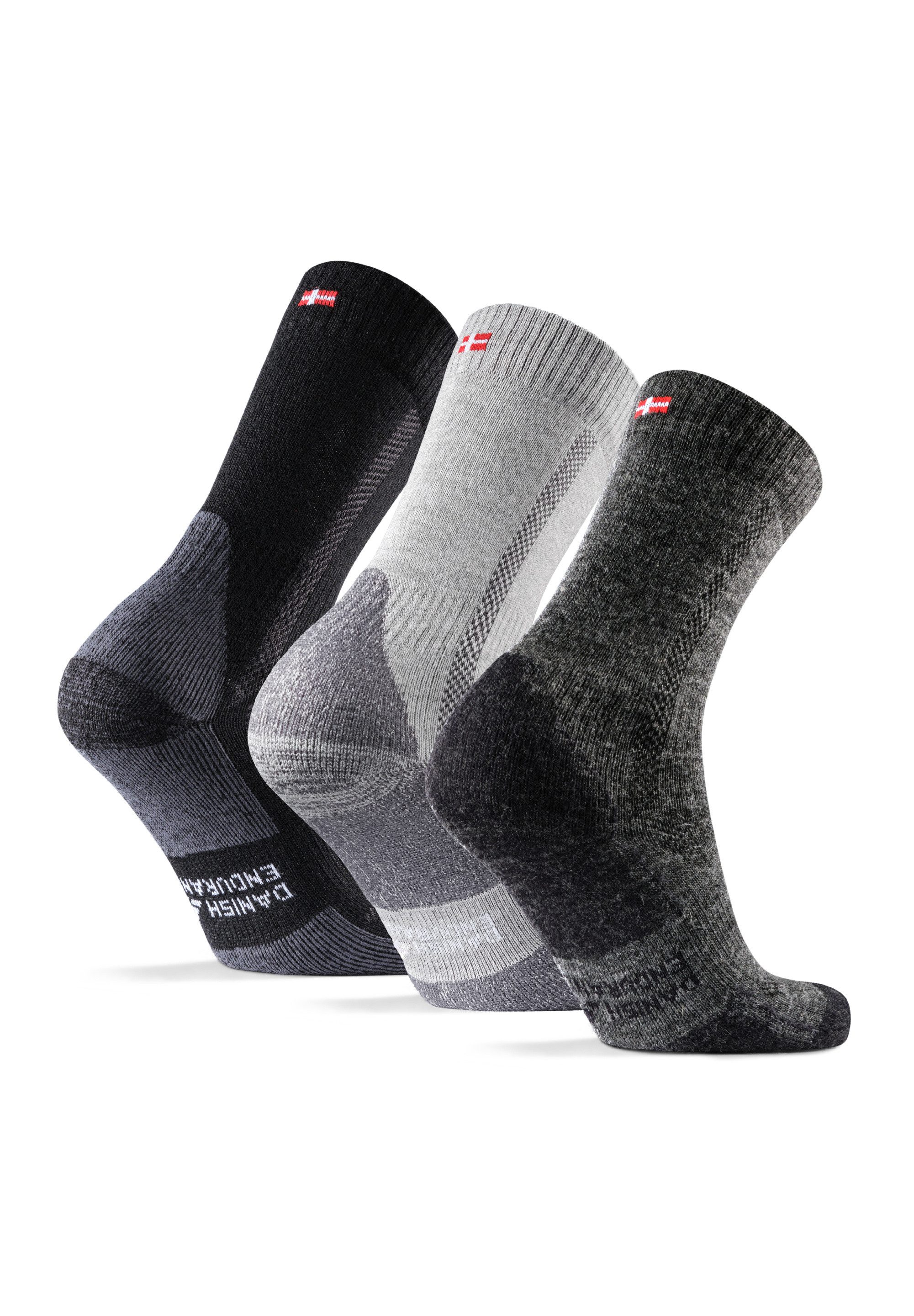 DANISH ENDURANCE Basicsocken Hiking Classic (3-Paar) günstig online kaufen