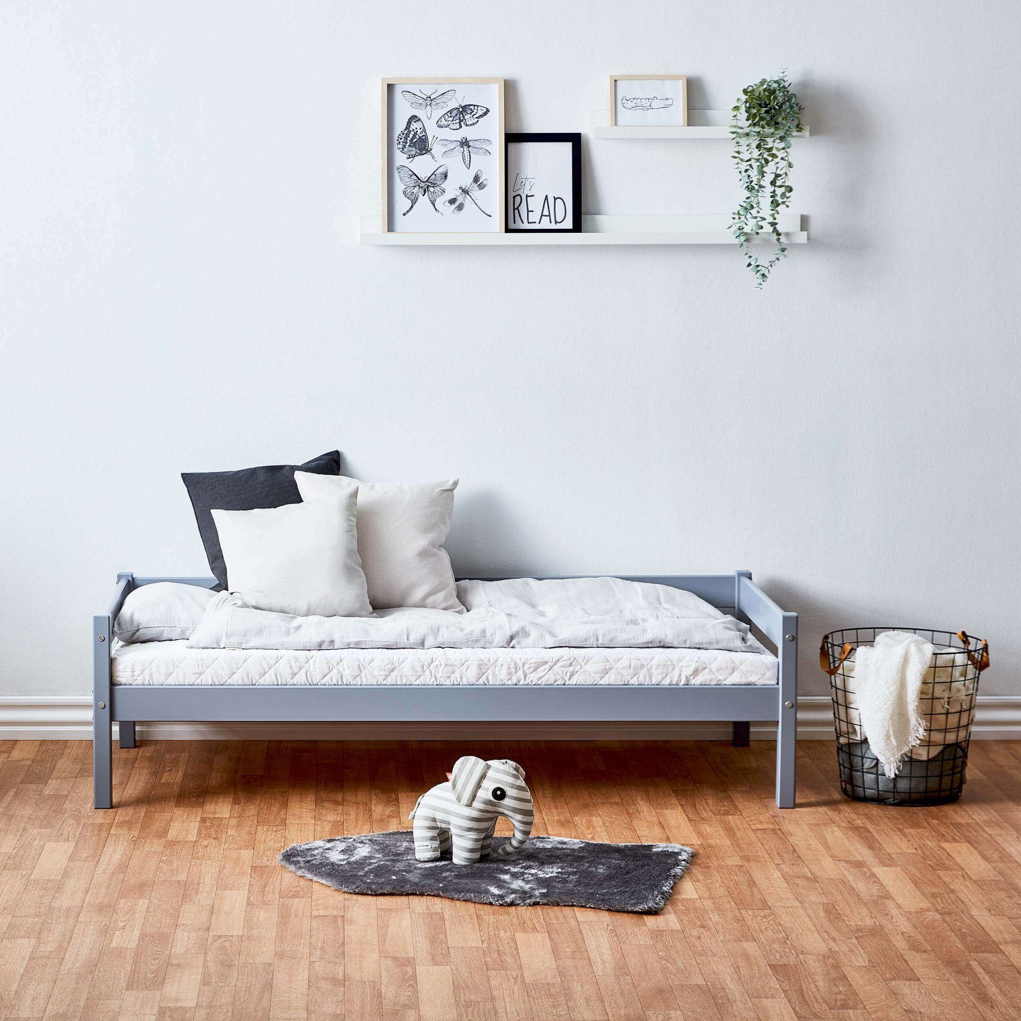 Home affaire Kinderbett ECO One, Einzelbett, skandinavisches Design, wahlweise mit Matratze, Liegefläche 70x160 cm