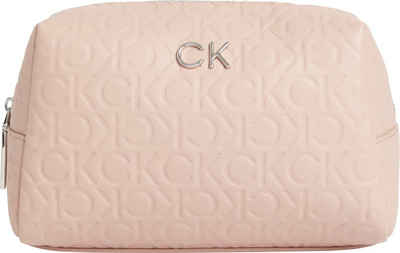 Calvin Klein Kosmetiktasche »RE-LOCK COSMETIC POUCH EM MONO«, mit schöner Logo Prägung