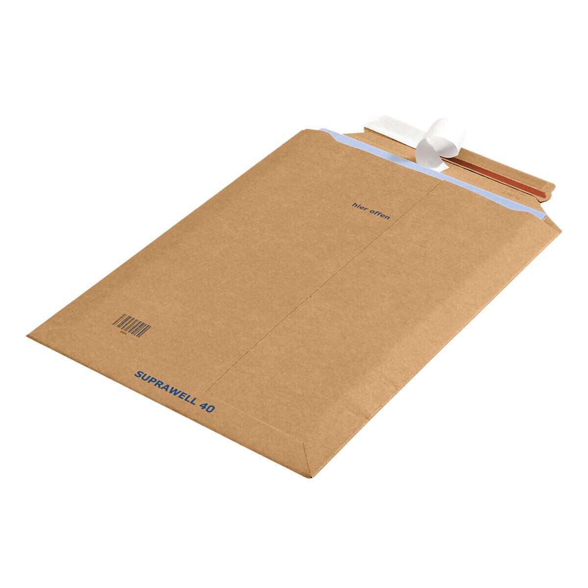 MAILMEDIA Versandtasche SUPRAWELL, 270 x 390 mm, ohne Fenster, Füllhöhe 25 mm, Haftklebung, 73 g