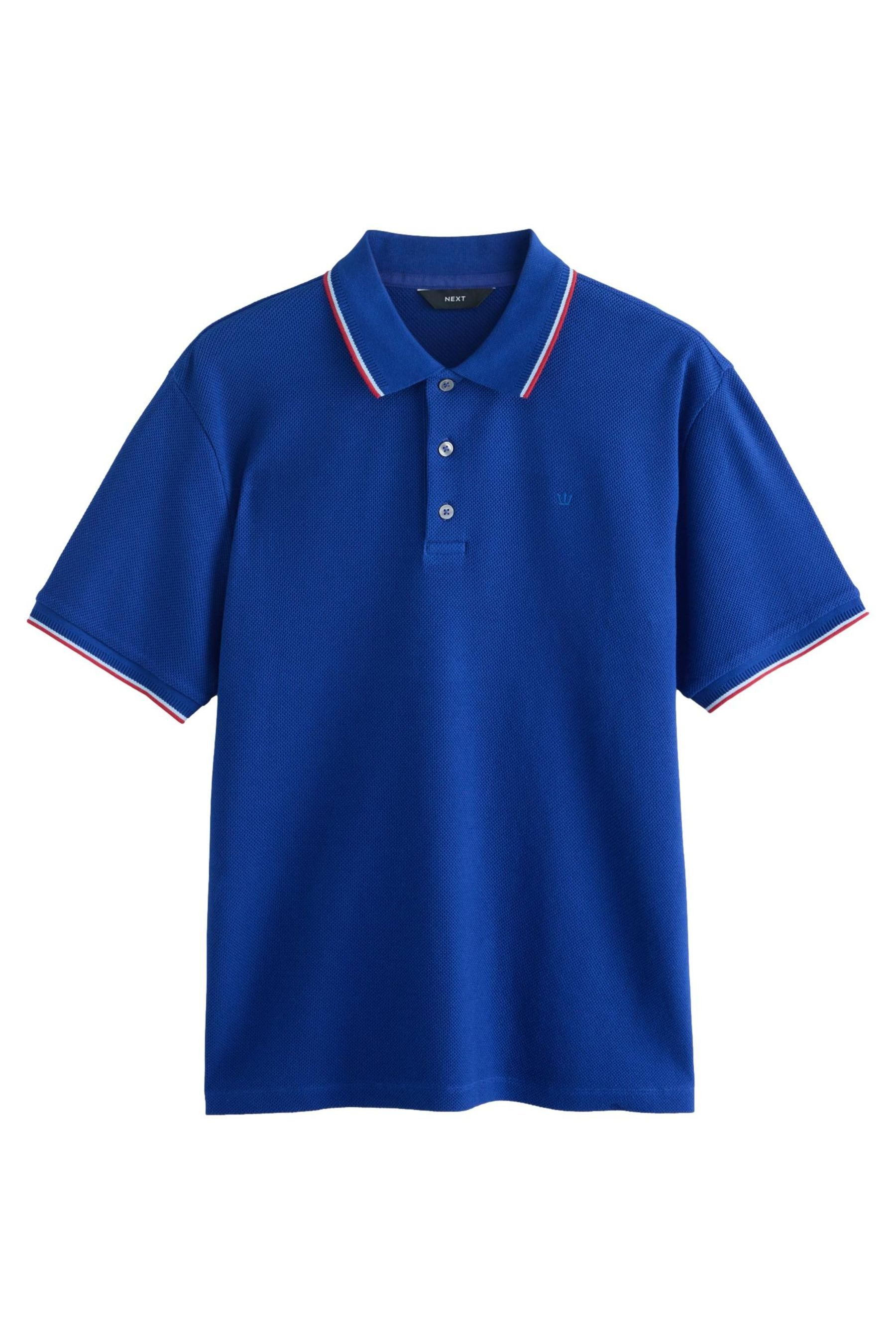 Next Poloshirt Poloshirt mit breitem Bruststreifen (1-tlg)