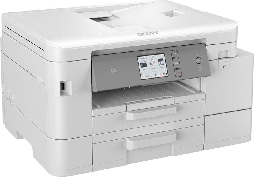 Brother MFC-J4540DWXL Multifunktionsdrucker, (LAN (Ethernet), NFC, WLAN (Wi-Fi), 4-in-1 Tintenmultifunktionsgerät mit WLAN und 3 Jahre Vor-Ort Garantie)