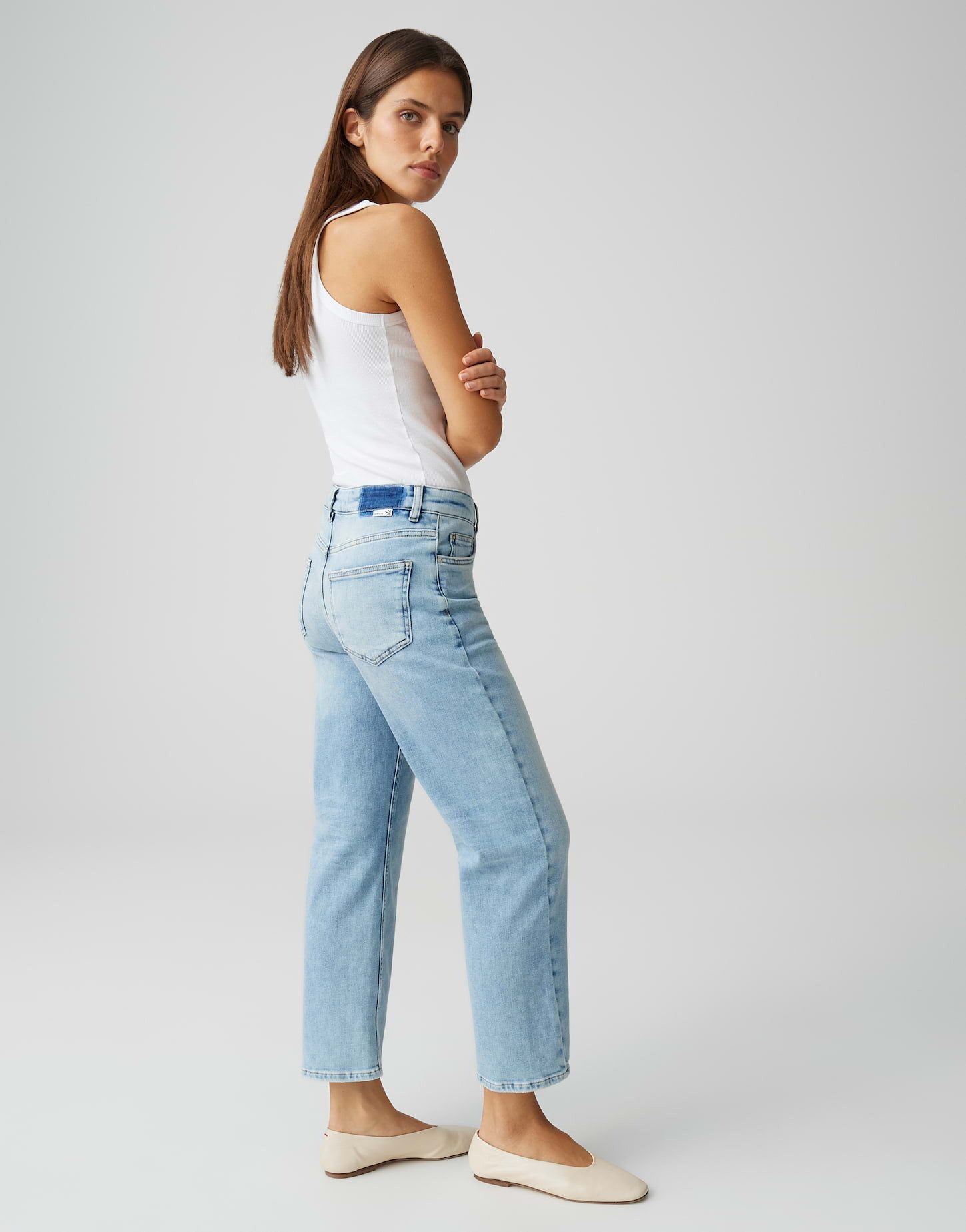 OPUS 5-Pocket-Jeans MINAH HONEST Straight Jeans aus Denim® Mid Rise – Bild 5 von 5