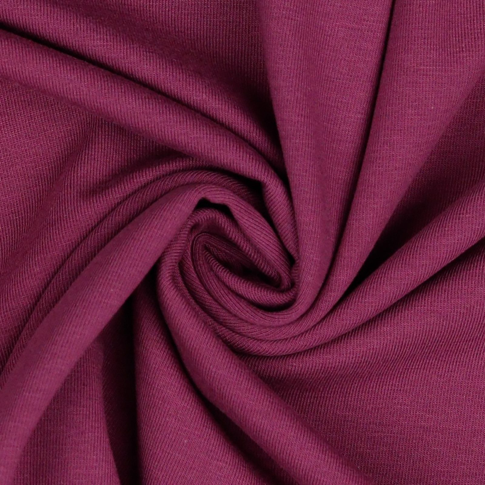 maDDma Stoff 0,5m Bio Jersey Meterware Jerseystoff Baumwolle Farbwahl, 043 - purple