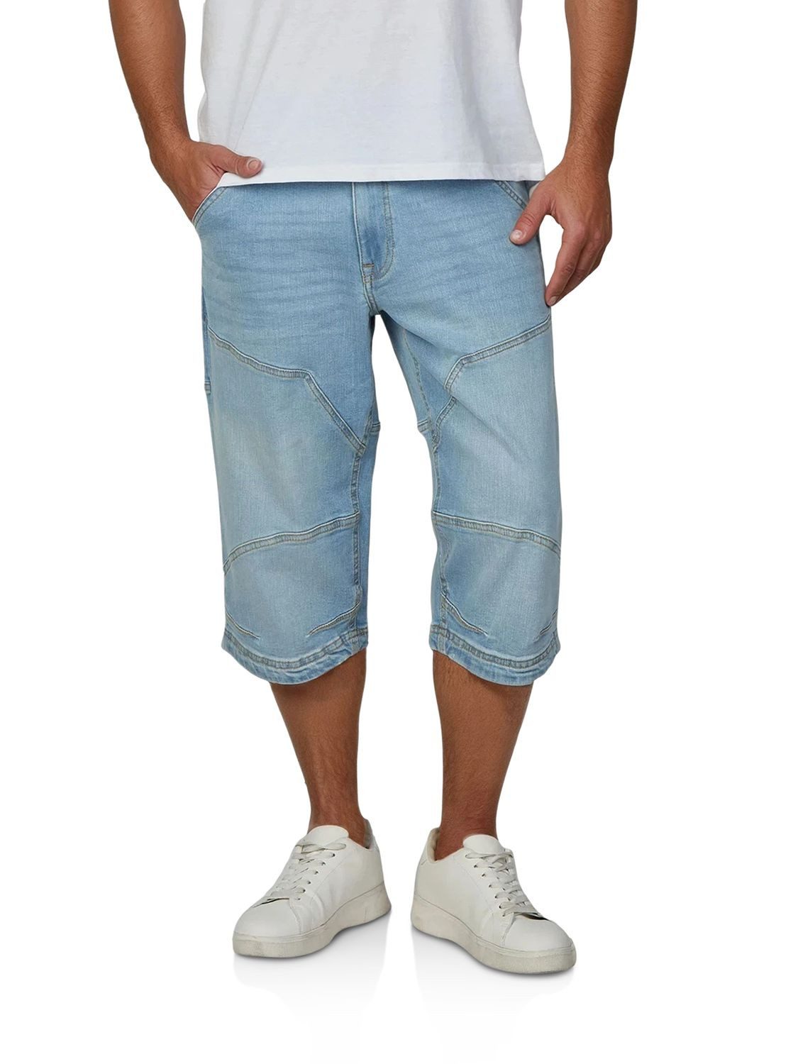 MUSTANG Jeansshorts Herren 3/4 Shorts Freemont Straight Fit Bermudashorts mit Stretch