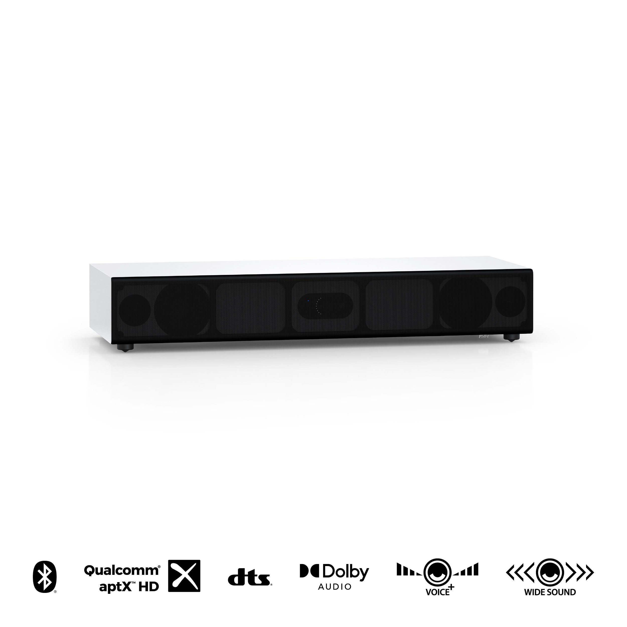 Nubert nuPro AS-3500 Soundbar 2.0 (Bluetooth, 160 W, Aktive Soundbar, 2x3-Wege, 160 W Dauerleistung, Voice)