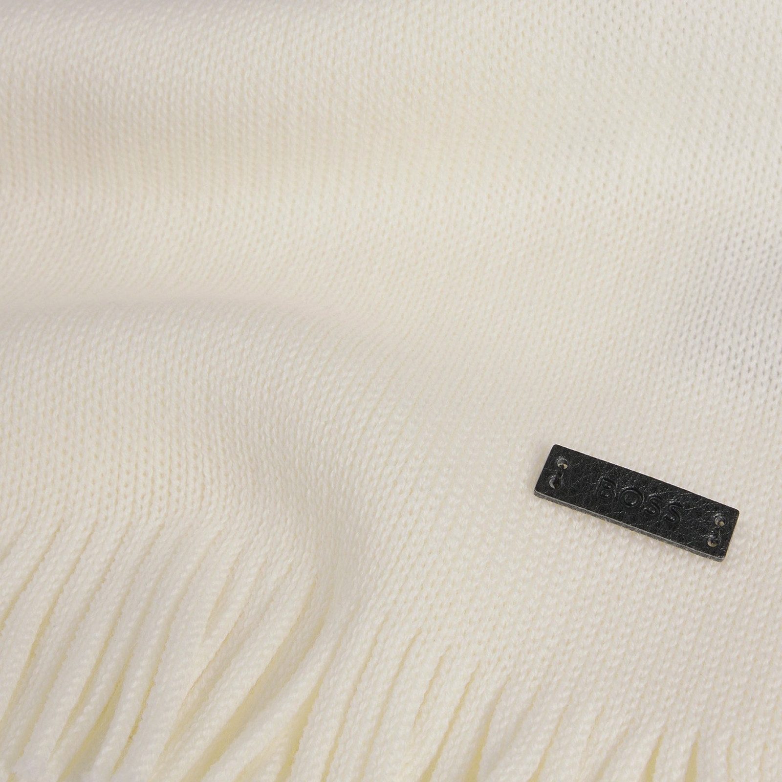 BOSS Schal Albas, mit aufgesticktem Markenpatch günstig online kaufen