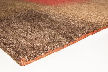Wollteppich Gabbeh Teppich - Indus - Arias - läufer, morgenland, rechteckig, Höhe: 18 mm, handgeknüpft