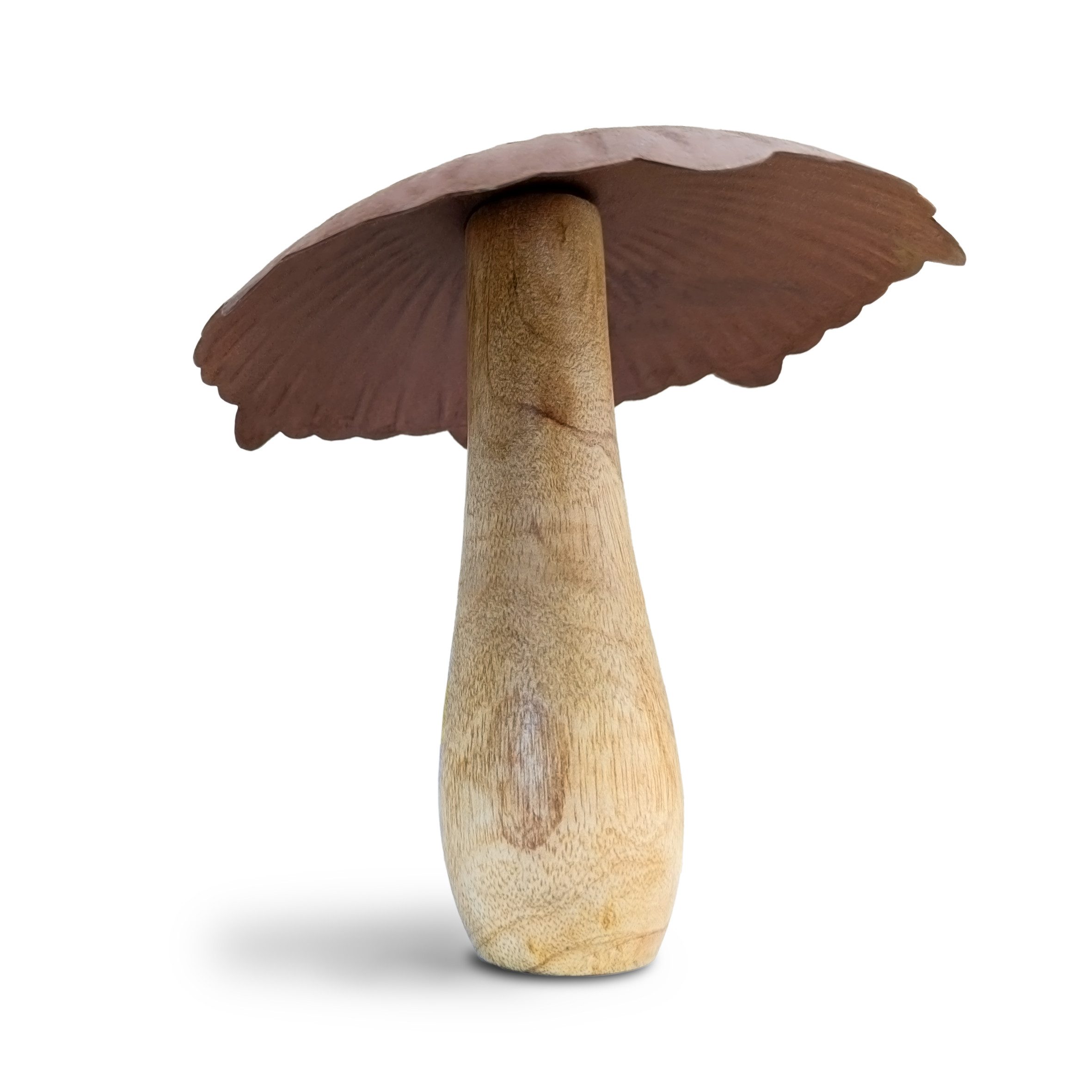 Spetebo Dekofigur Mango Holz Pilze im 2er Set (Artikel, 1 St., 2er Set), Ideal für herbstliche Dekorationen – Bild 3 von 5
