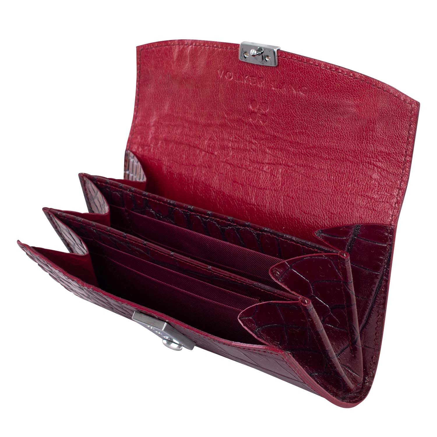 VOLKER LANG Kellnerbörse YEN - Kleine Kellnerbörse aus Leder mit Kartenfäch günstig online kaufen