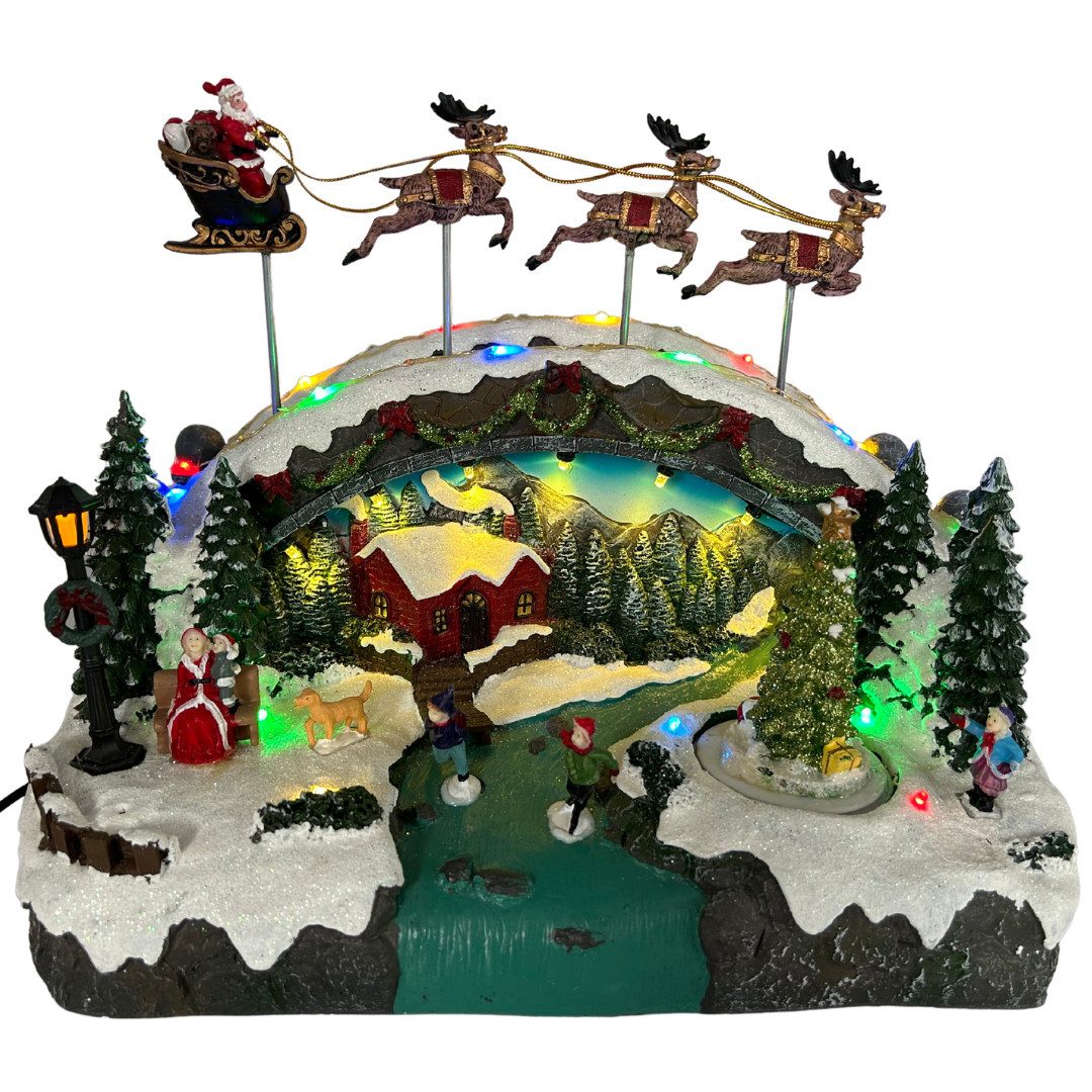 abc HOME Weihnachtsdorf Spieluhr