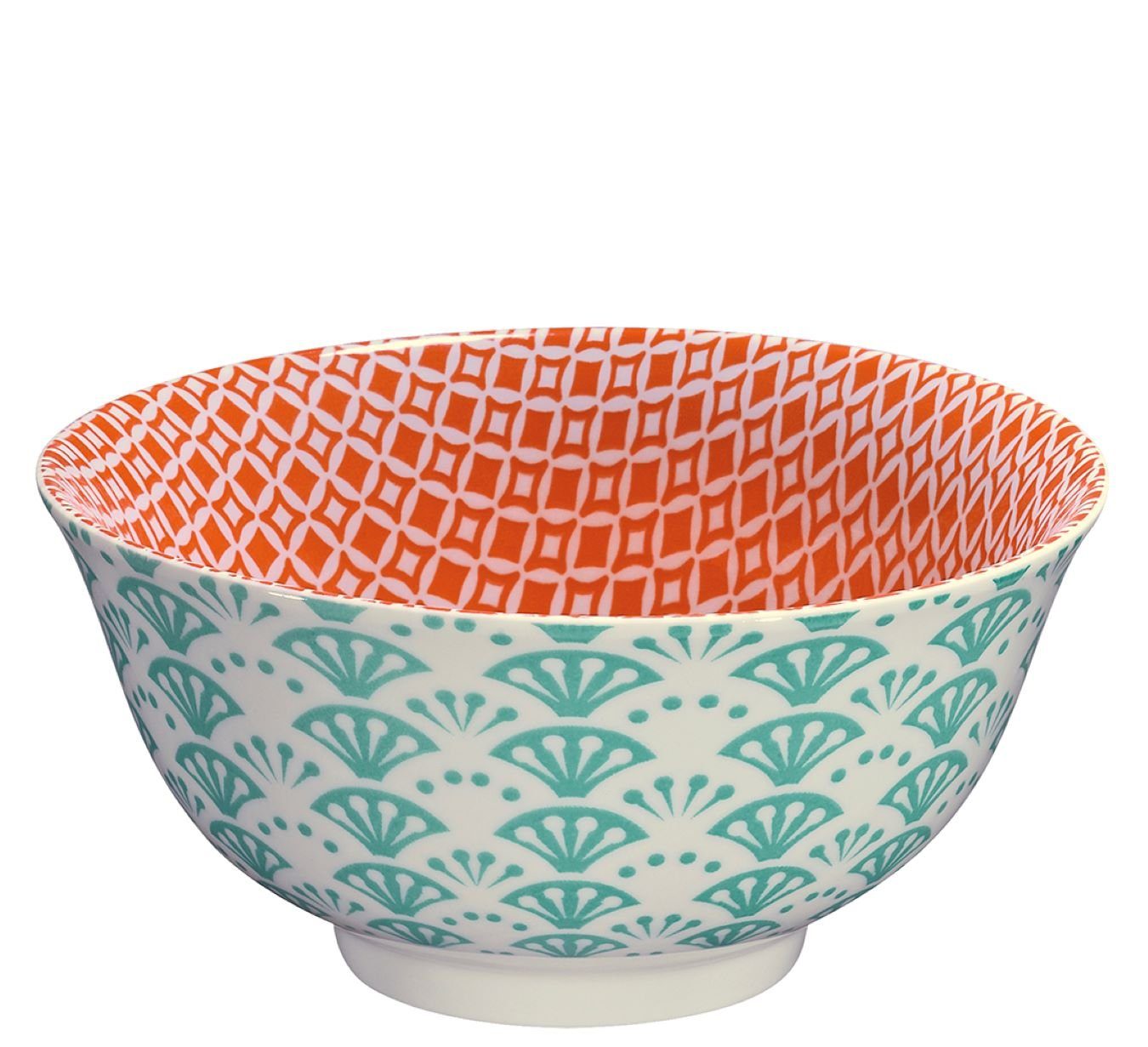 Cilio Kaffeeservice Cilio, Bowl AMICI Fächer, Ø 15,5 cm (1-tlg), Porzellan