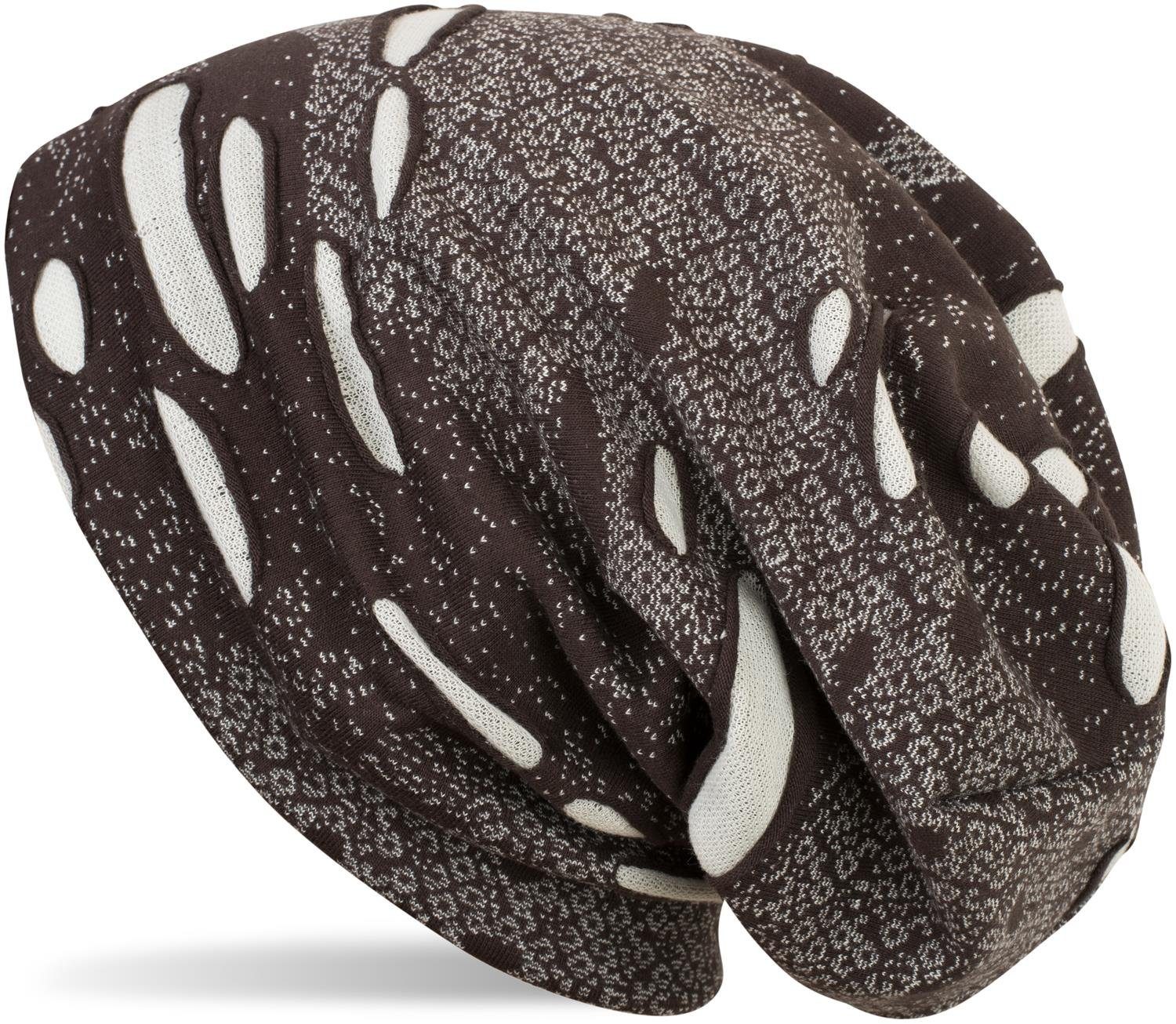 styleBREAKER Beanie Beanie Mütze im Destroyed Vintage used Look (1-St)