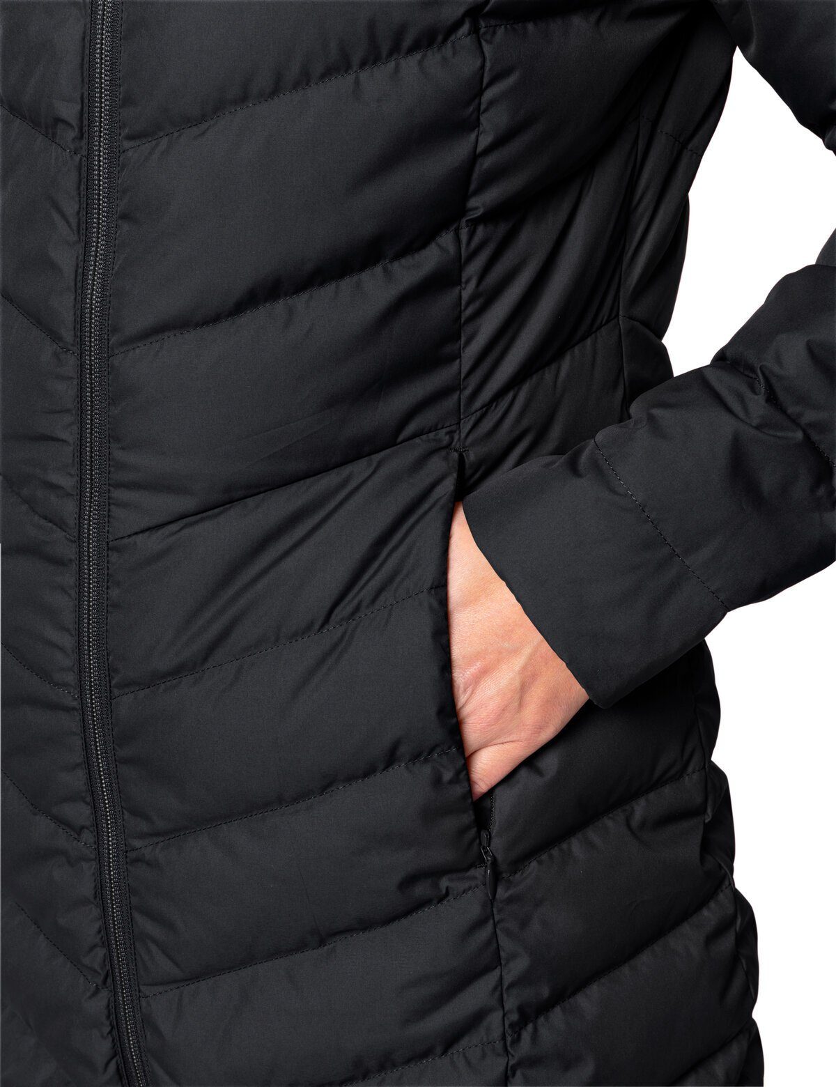 black (1-St) Klimaneutral Outdoorjacke kompensiert Down Annecy Women's Coat VAUDE uni