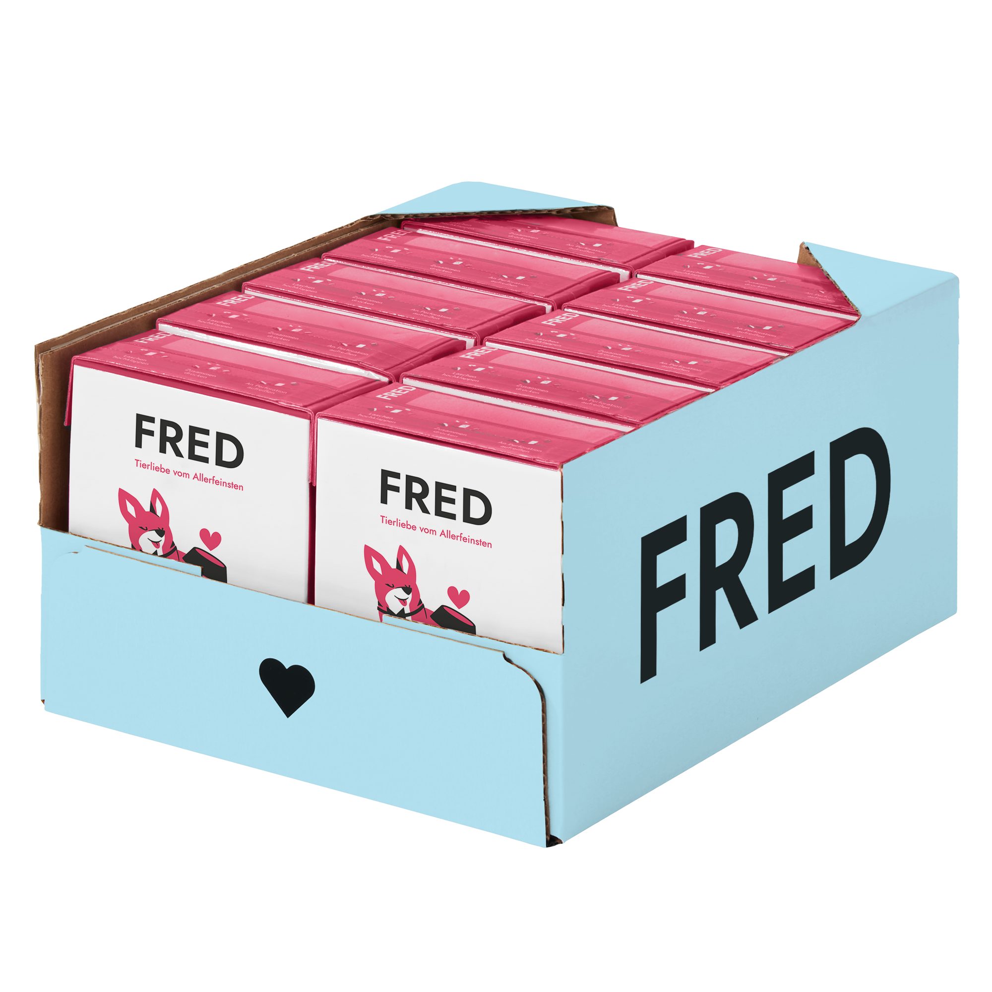 FRED & FELIA FRED Schwein mit Spätzle (10er Pack), Nassfutter für: Hunde, Monoprotein