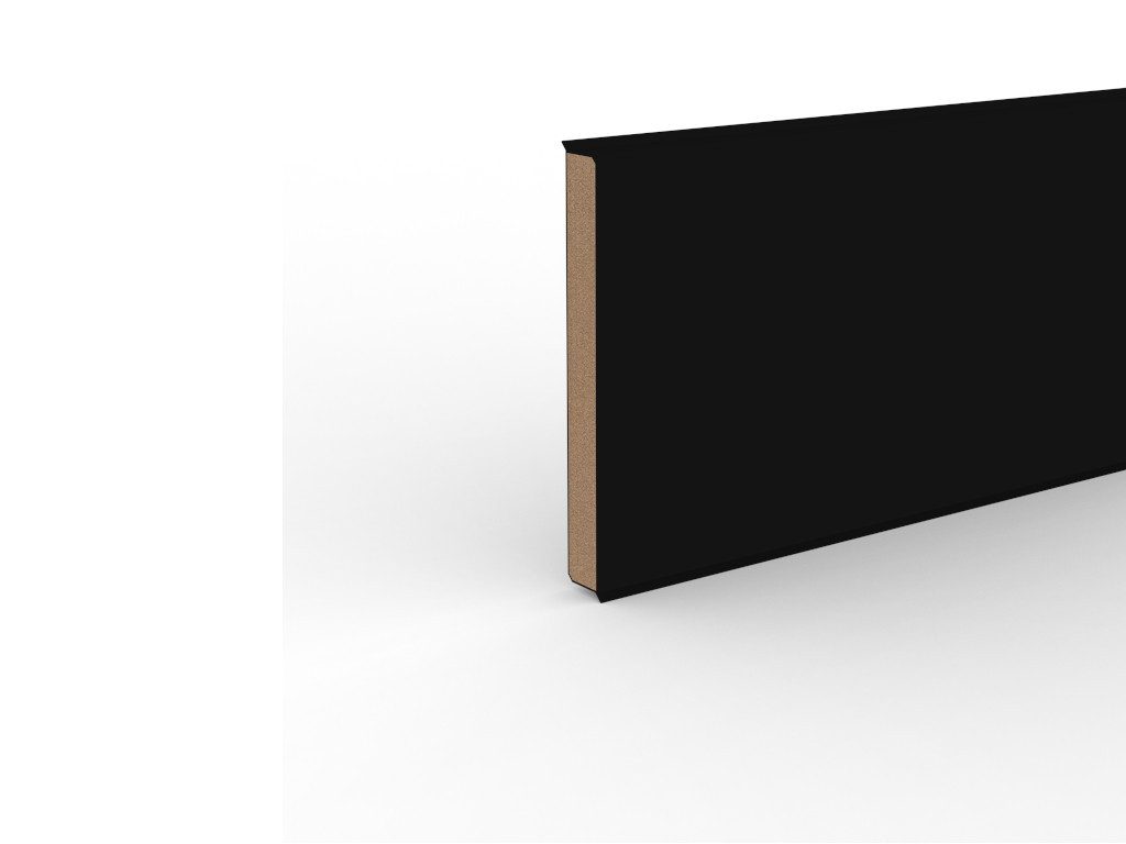 Döllken Profiles GmbH Sockelleiste Döllken Sockelleiste Schwarz 60×13 mm 2.5 m, L: 250 cm, H: 6 cm, 1-St.