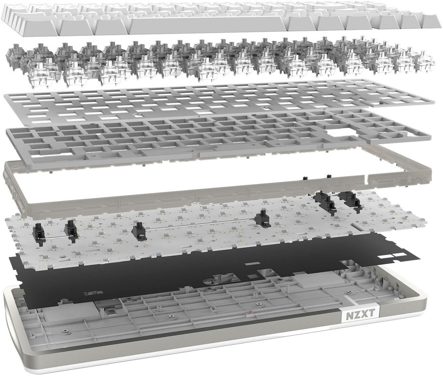 NZXT Function Elite MiniTKL Gaming-Tastatur