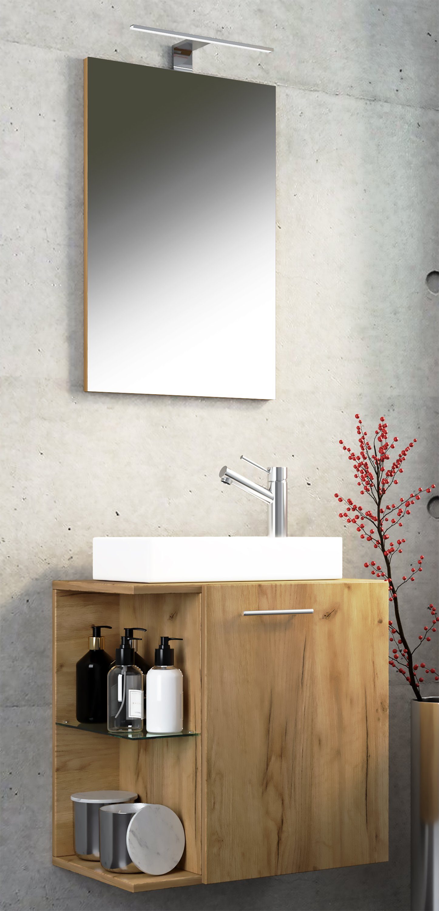VCM Waschtisch 3-tlg Gäste WC Waschplatz günstig online kaufen